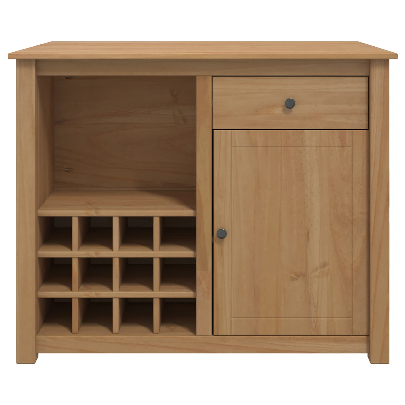 Chariot de cuisine PANAMA 2 pcs Cire de Miel 112 x 77 x 90 cm - XIOS