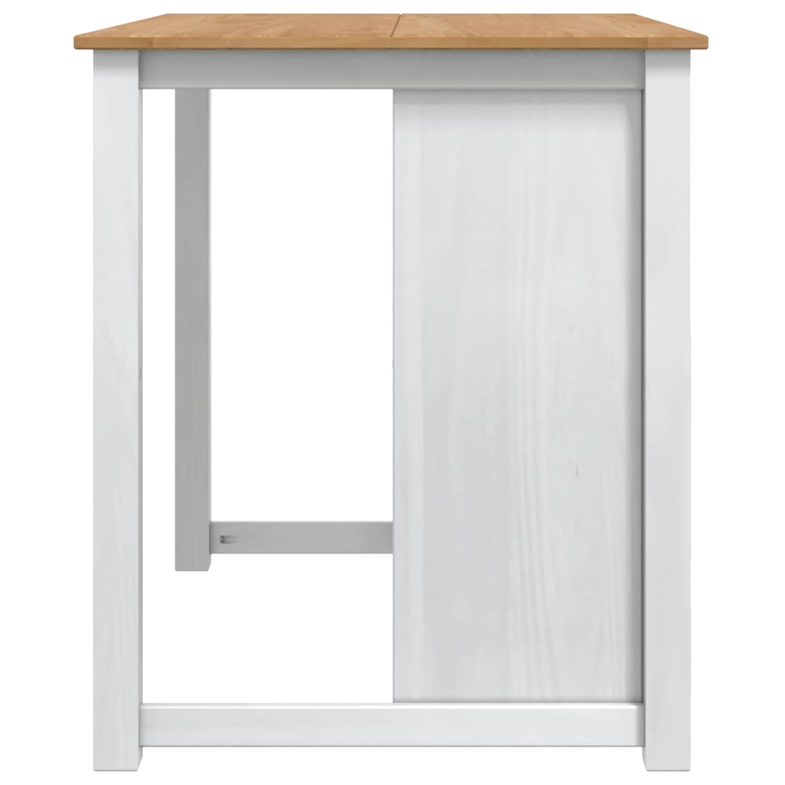 Chariot de cuisine PANAMA 2 pcs Blanc et Cire de Miel - XIOS