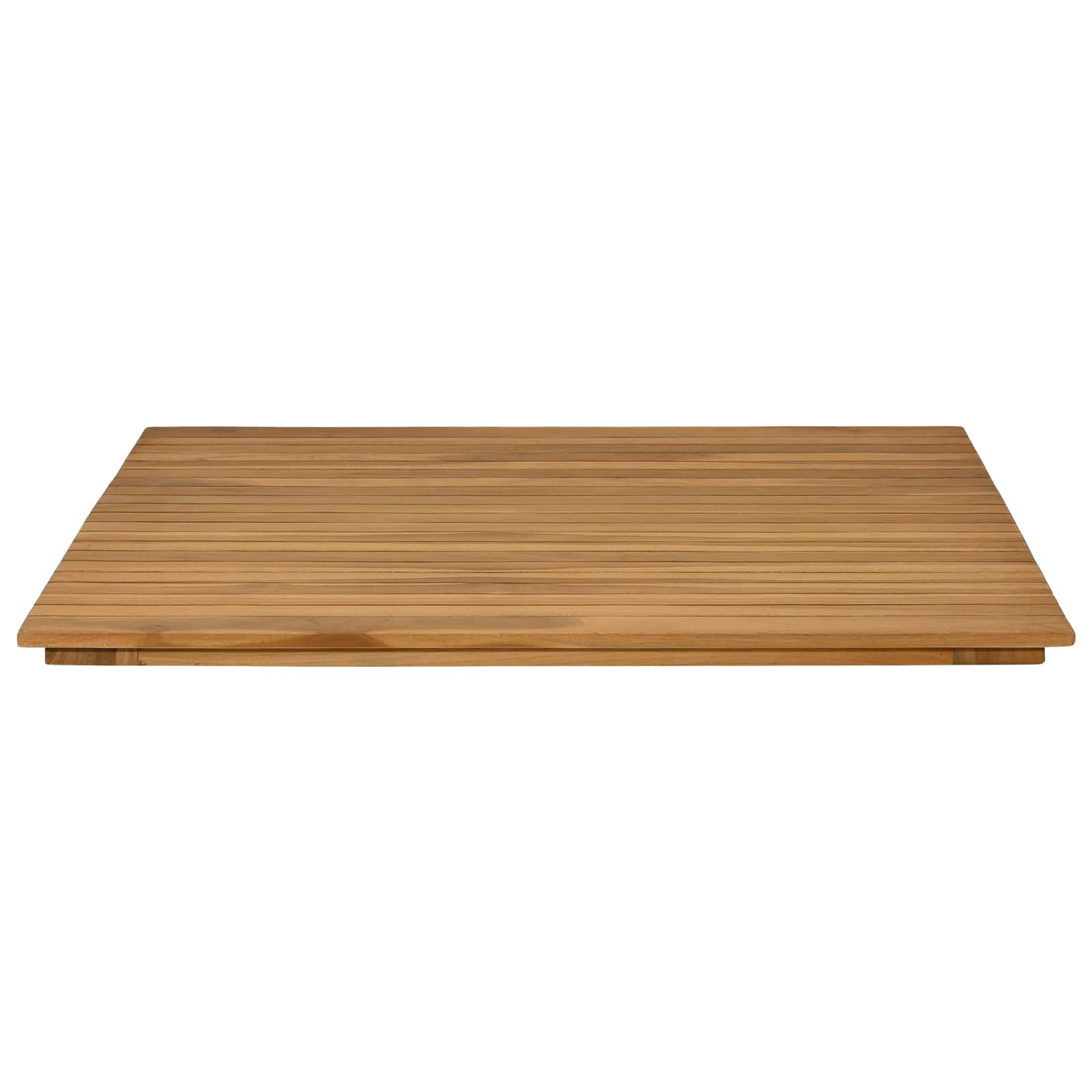 Plateau de table 80 x 80 x 3,5 cm Carré Bois de teck massif - XIOS