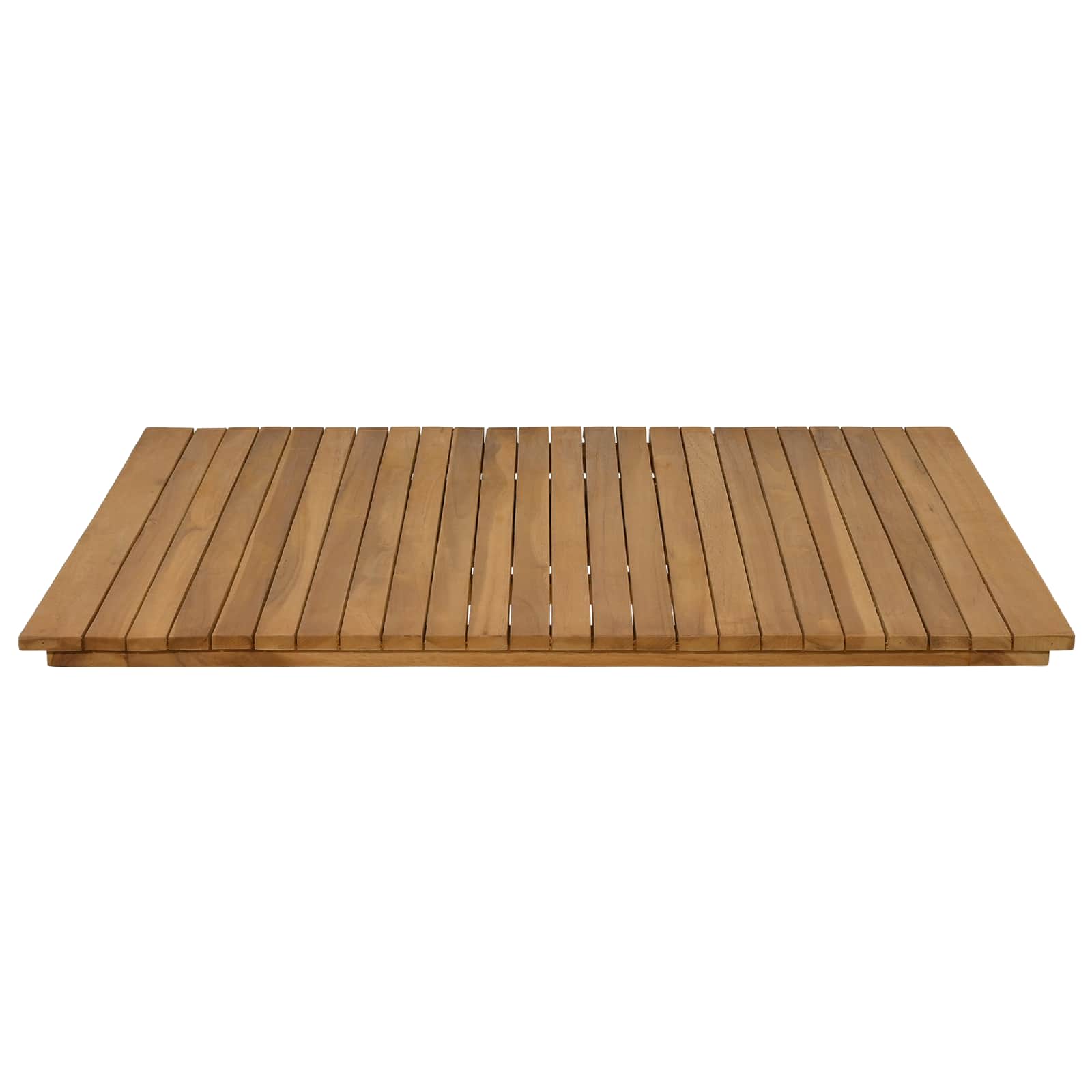 Plateau de table 90 x 90 x 3,5 cm Carré Bois de teck massif - XIOS