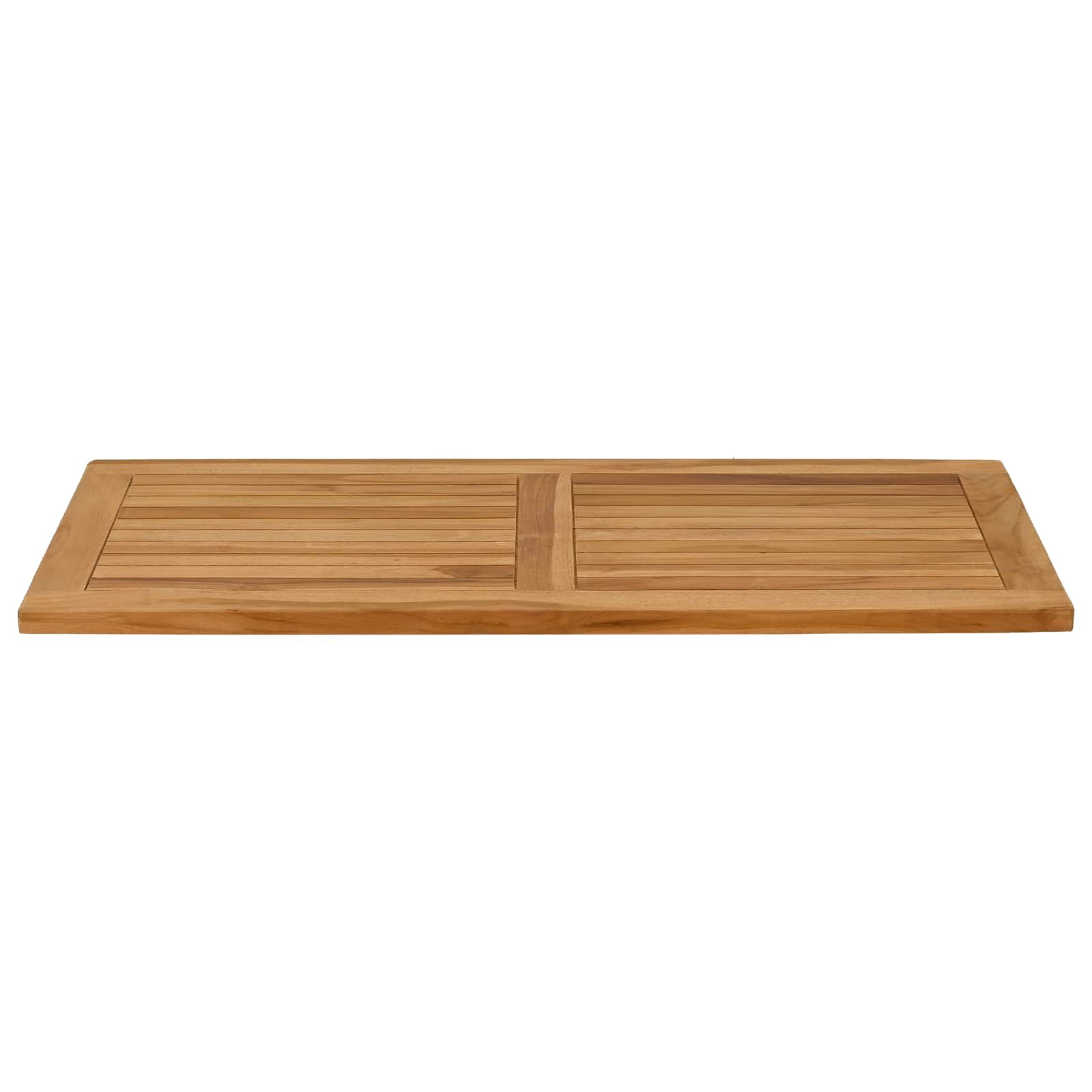 Plateau de table Rectangulaire Bois de teck massif Naturel - XIOS