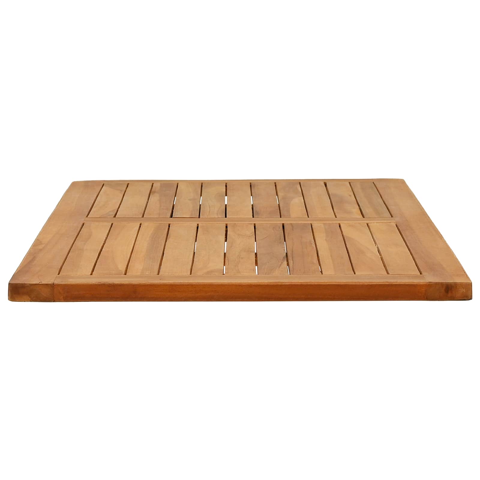 Plateau de table Rectangulaire Bois de teck massif Naturel - XIOS
