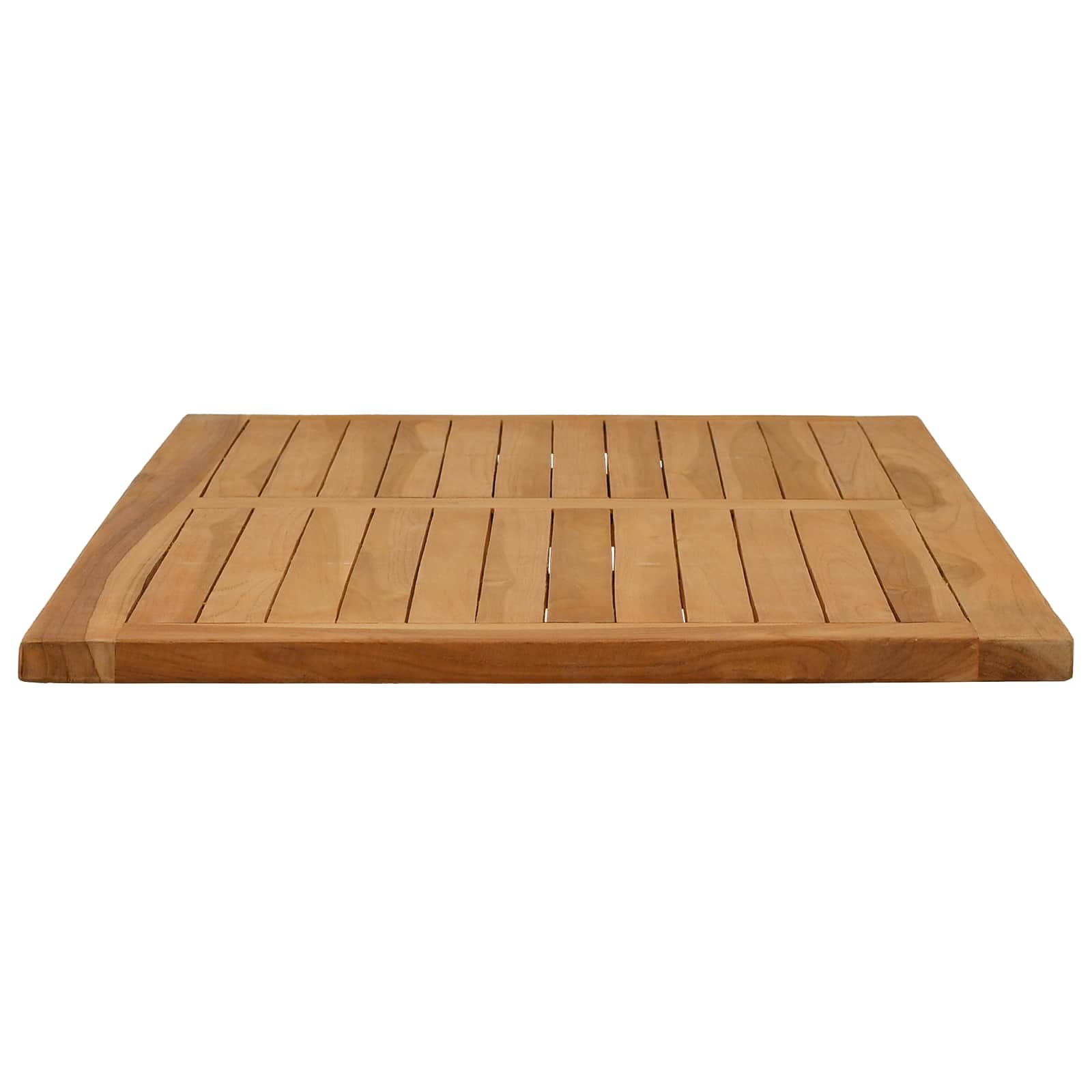 Plateau de table Rectangulaire Bois de teck massif Naturel - XIOS