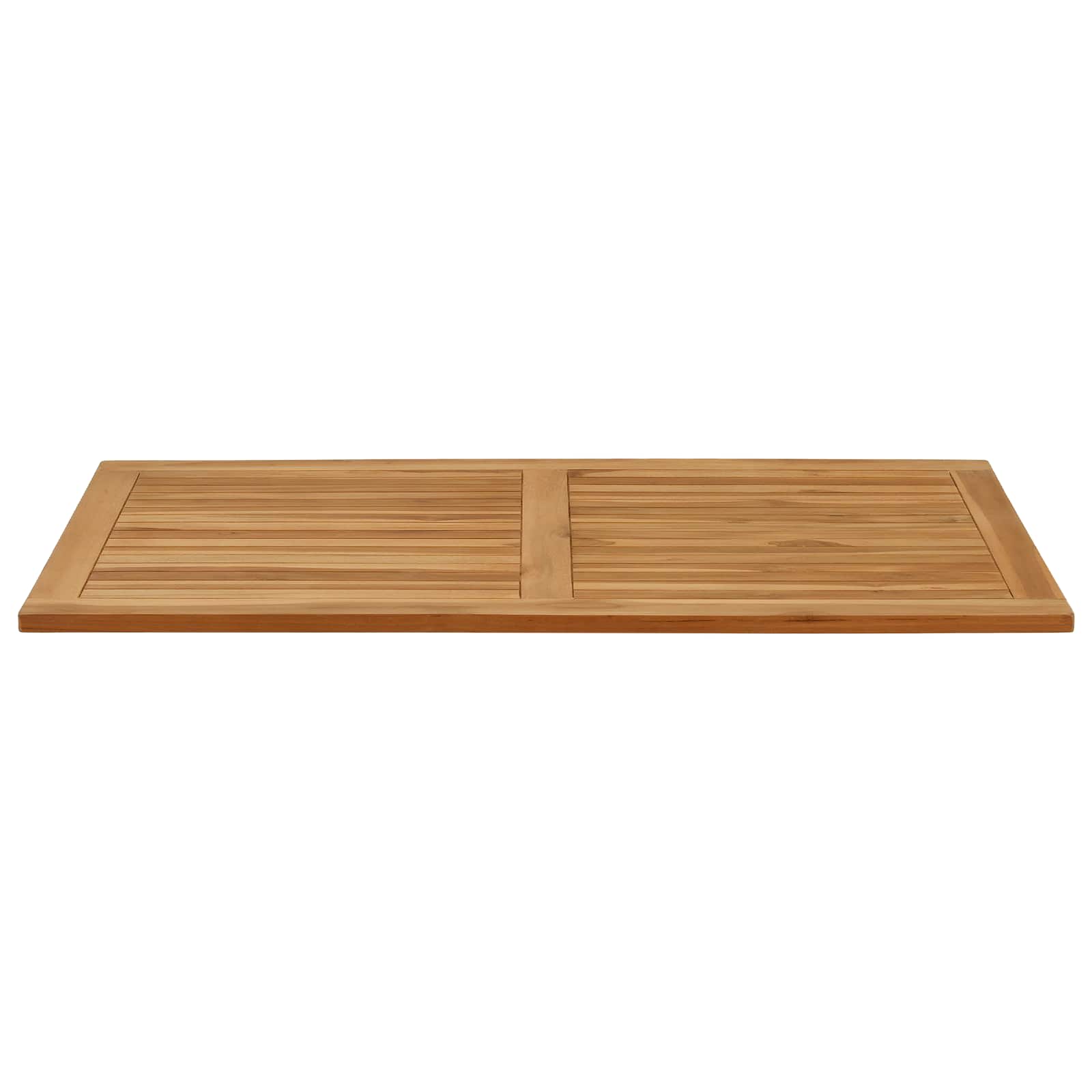 Plateau de table Rectangulaire Bois de teck massif Naturel - XIOS