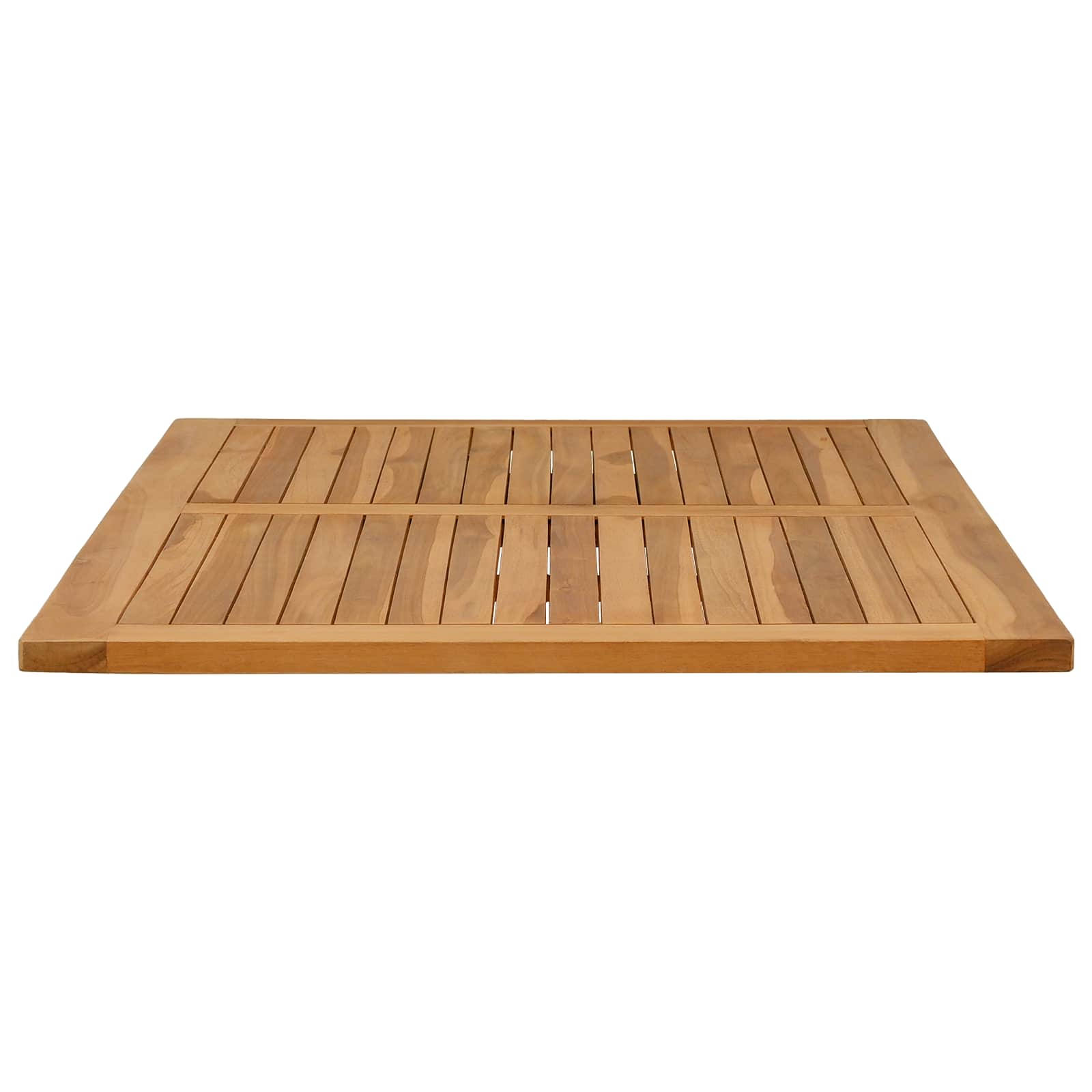 Plateau de table Rectangulaire Bois de teck massif Naturel - XIOS