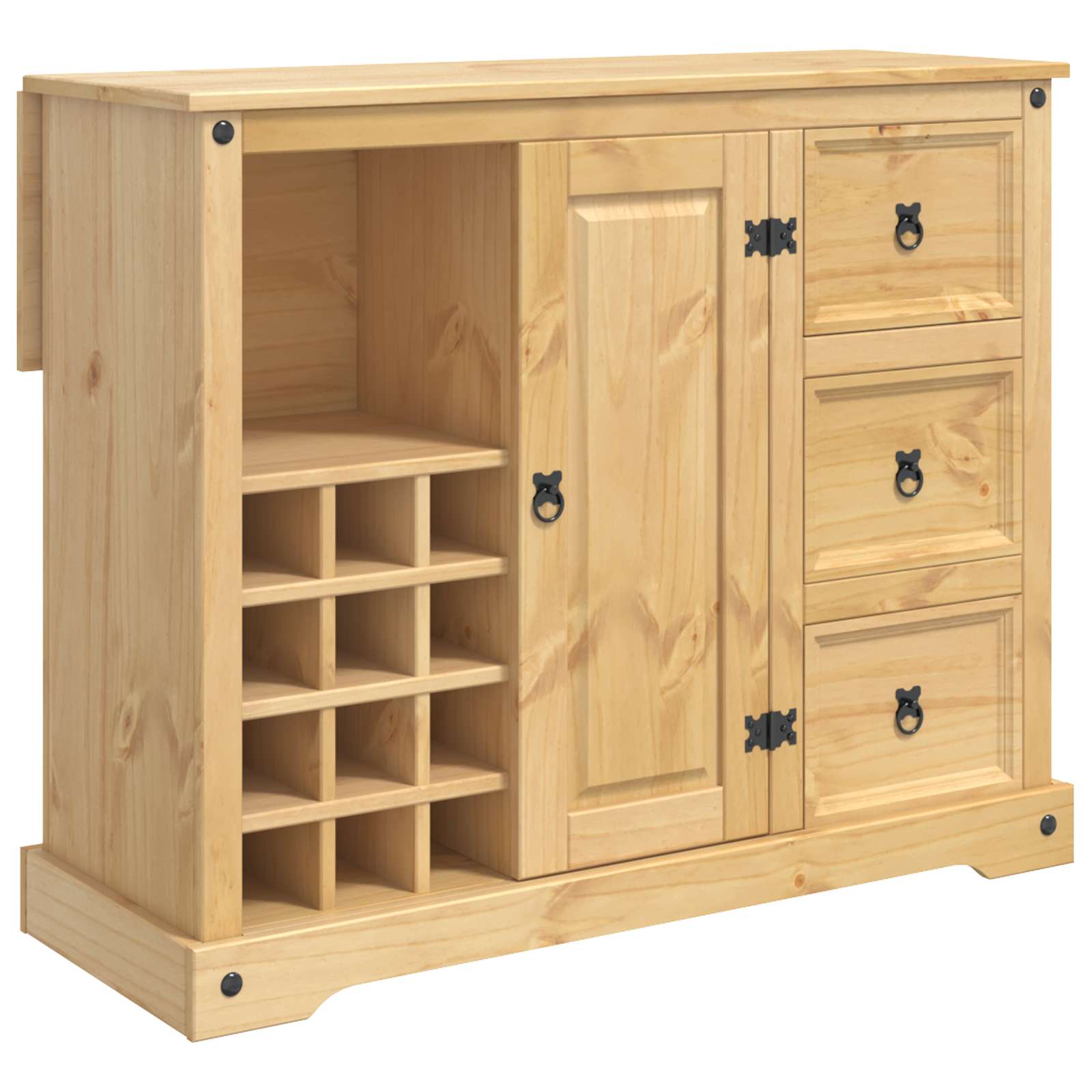 Rangement de cuisine Cire de Miel 112 x 70 x 91,5 cm Pin massif - XIOS