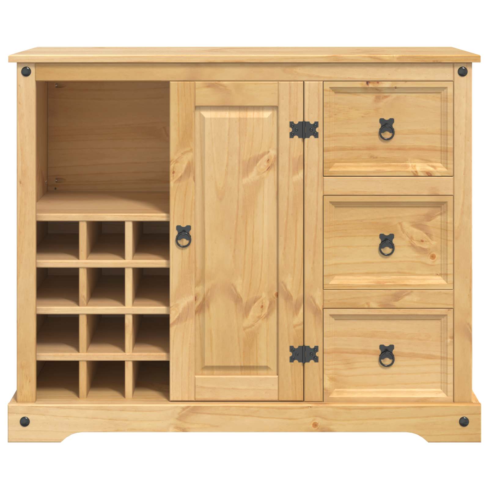 Rangement de cuisine Cire de Miel 112 x 70 x 91,5 cm Pin massif - XIOS