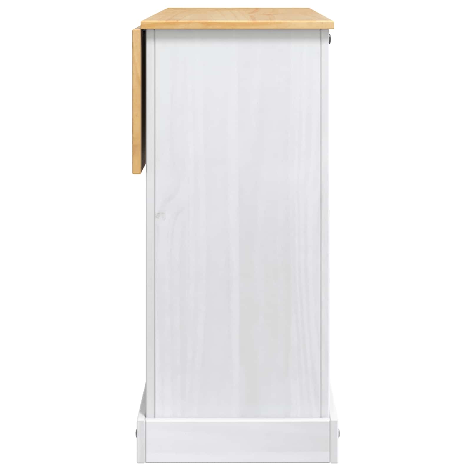 Rangement de cuisine Blanc et Cire de Miel 112 x 70 x 91,5 cm - XIOS
