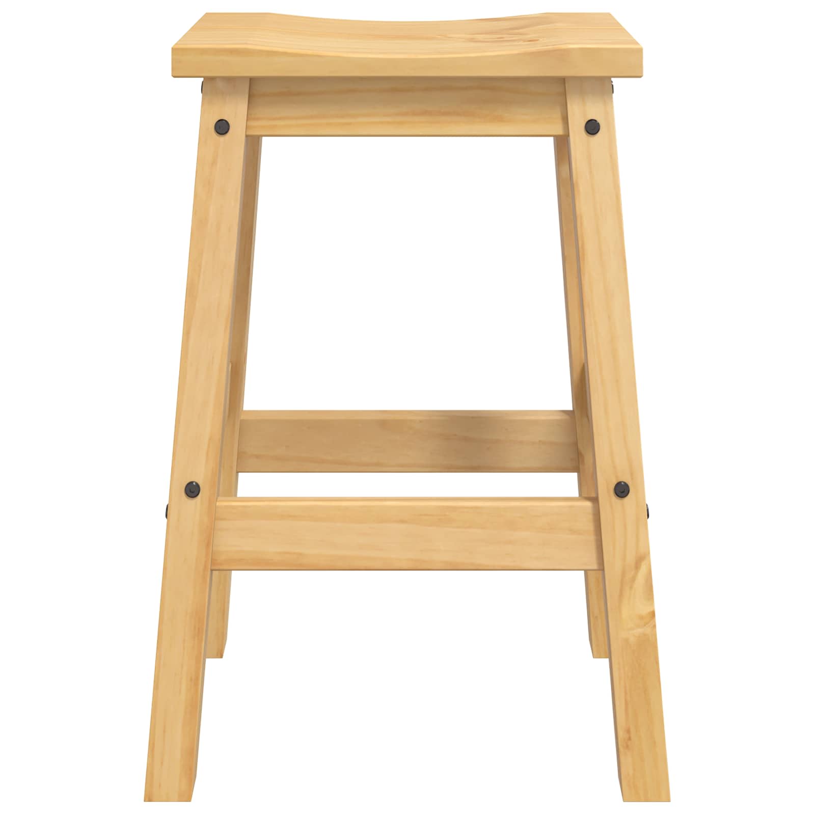 Tabouret de bar 2 pcs Cire de Miel 44 x 30 x 63 cm Pin massif