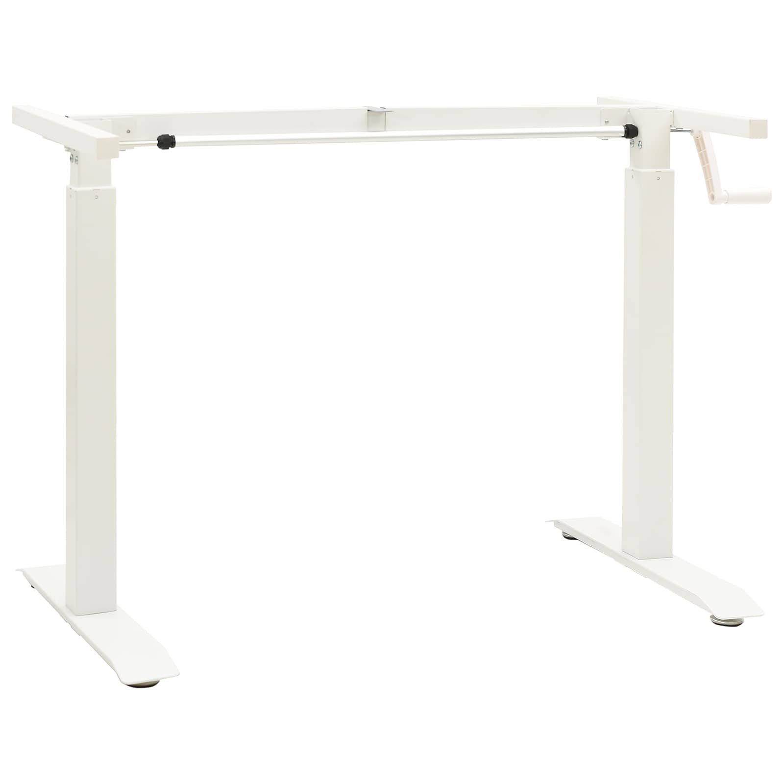 Bureau Blanc et Naturel 120 x 60 cm Bois de chêne massif - XIOS