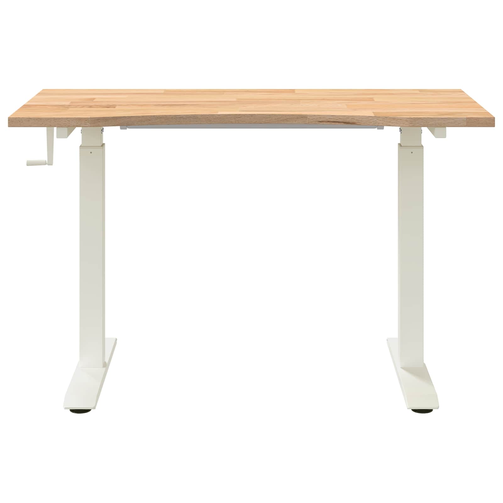 Bureau Blanc et Naturel 120 x 60 cm Bois de chêne massif - XIOS