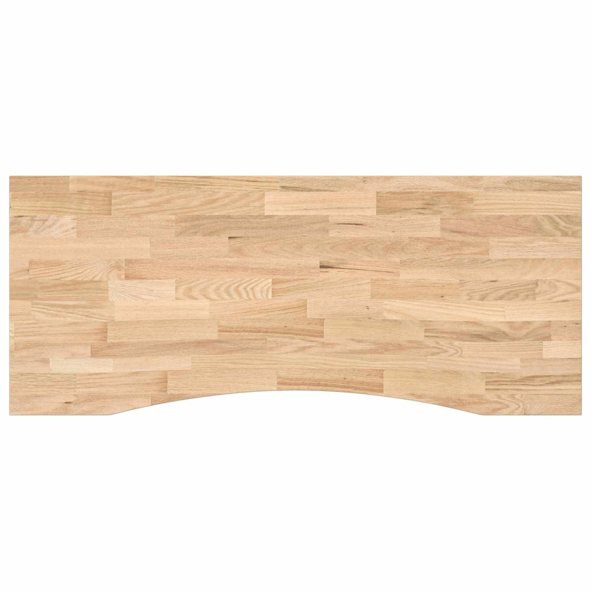 Bureau Noir et naturel 120 x 60 cm Bois de chêne massif