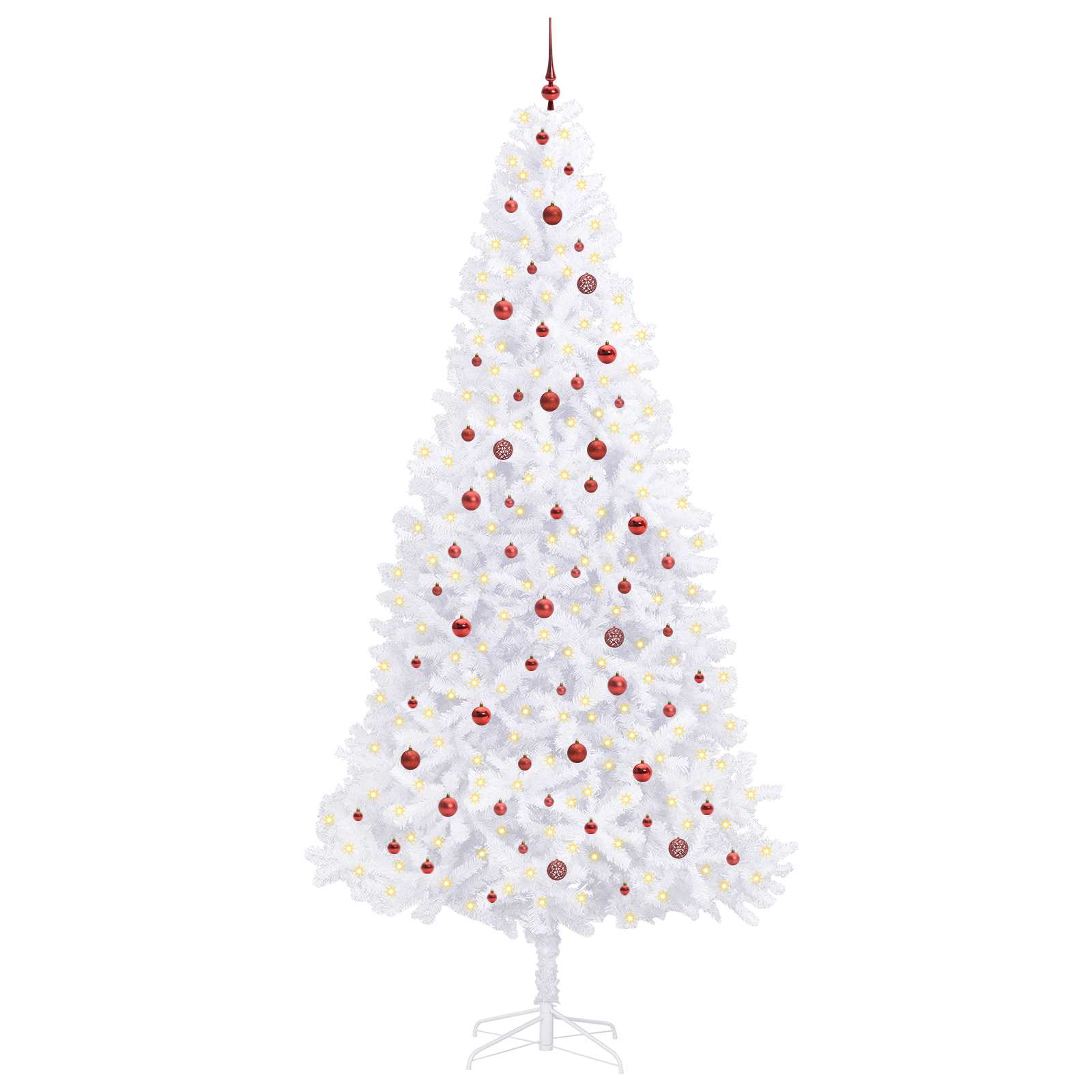 Sapin de Noël artificiel avec 300 LED Blanc 300 cm PVC et Acier - XIOS