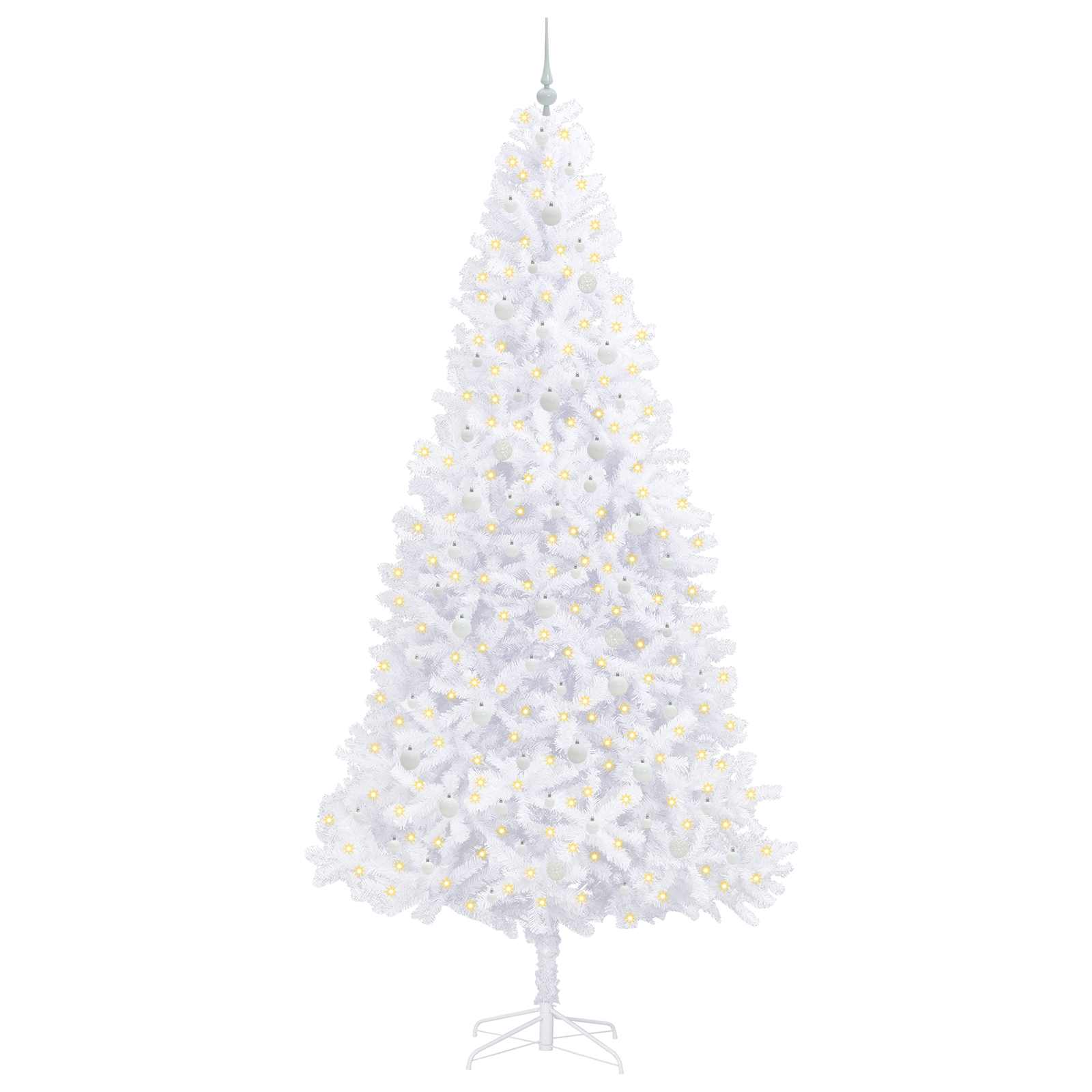 Sapin de Noël artificiel avec 300 LED Blanc 300 cm PVC et Acier - XIOS