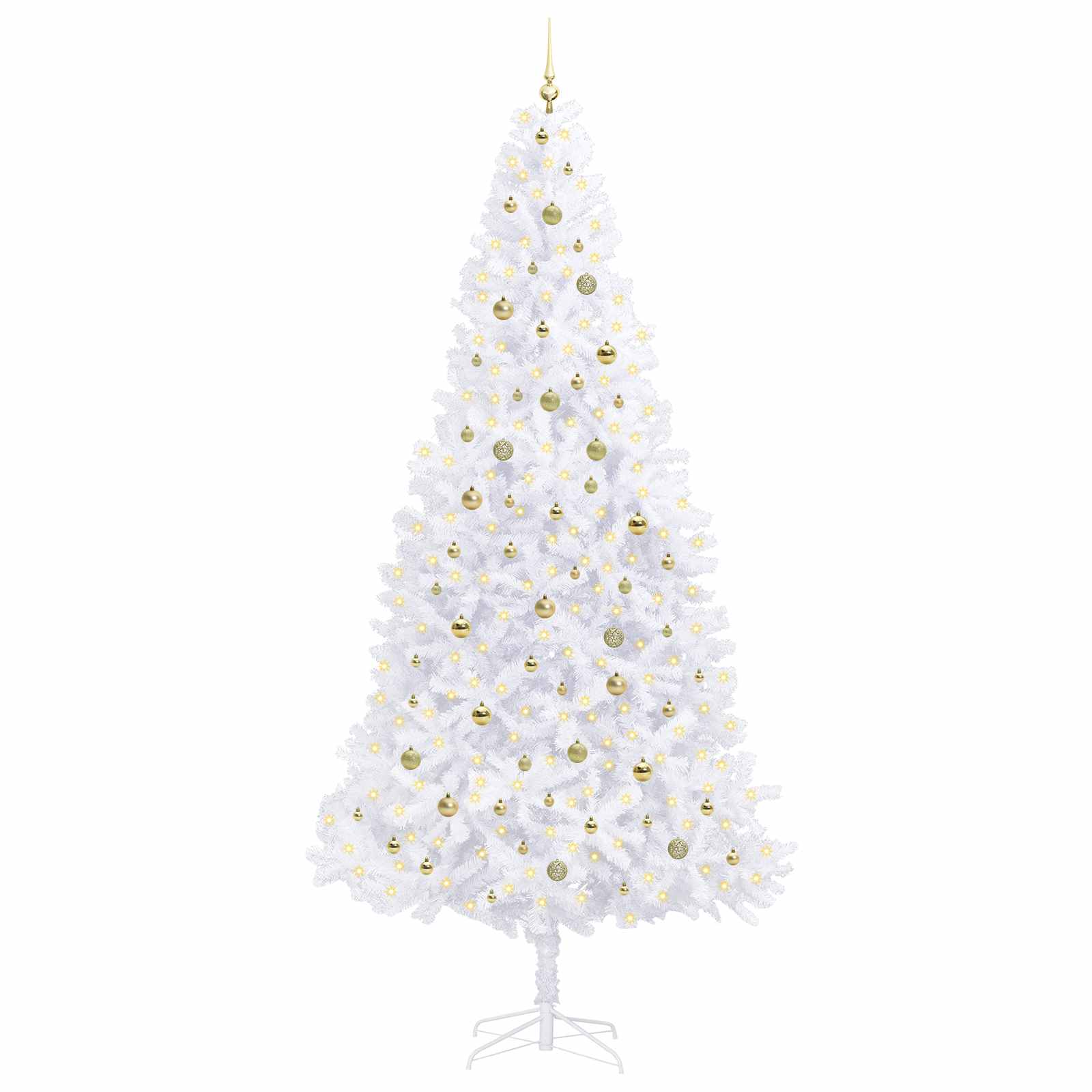 Sapin de Noël artificiel avec 300 LED Blanc 300 cm PVC et Acier - XIOS
