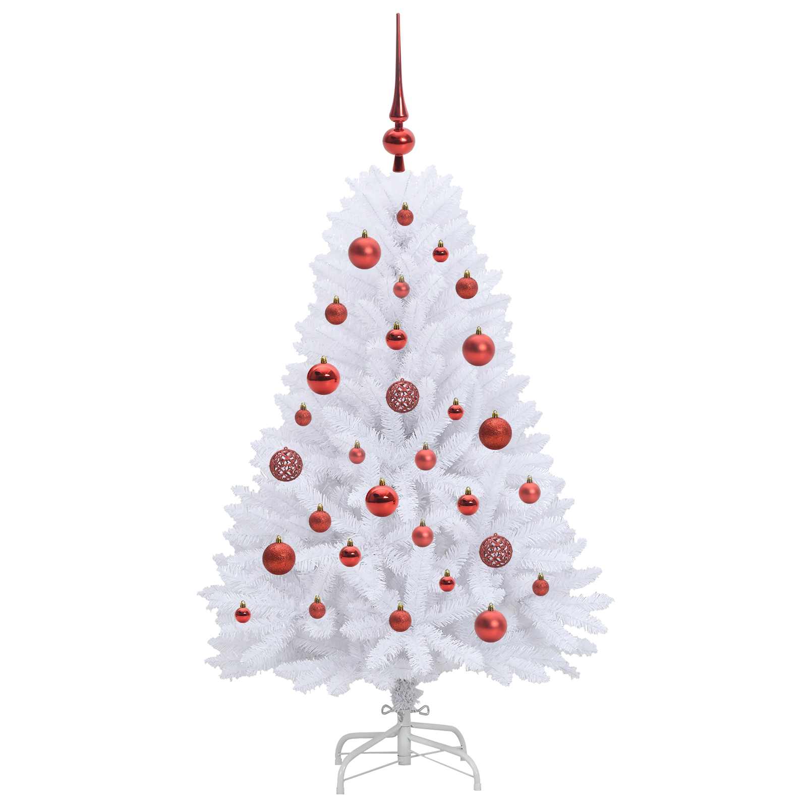 Sapin de Noël Artificiel à Branches Articulées Blanc 120 cm - XIOS