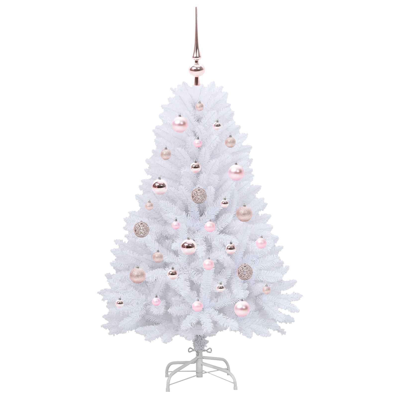 Sapin de Noël Artificiel à Branches Articulées Blanc 120 cm - XIOS