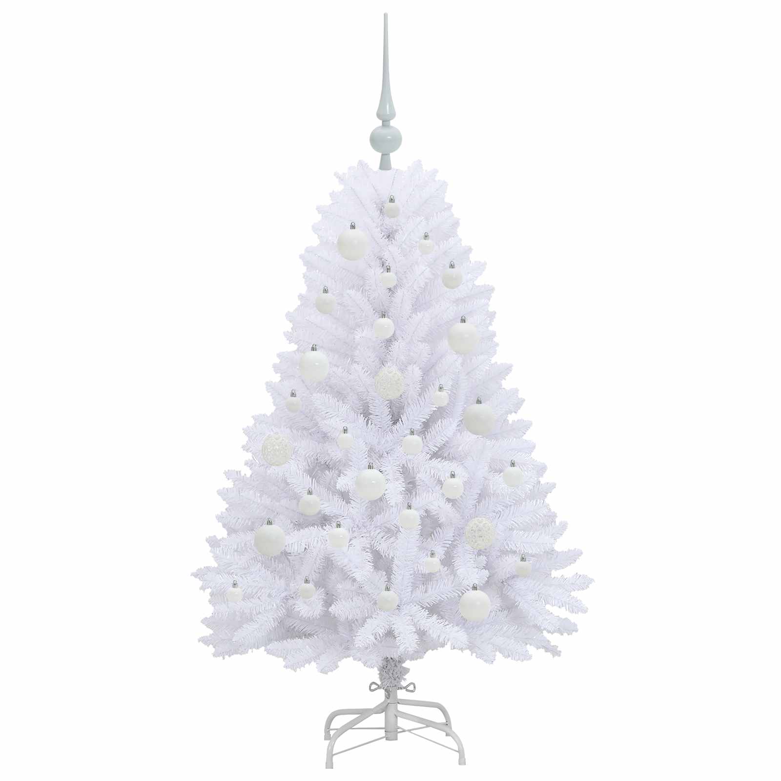 Sapin de Noël Artificiel à Branches Articulées Blanc 120 cm - XIOS