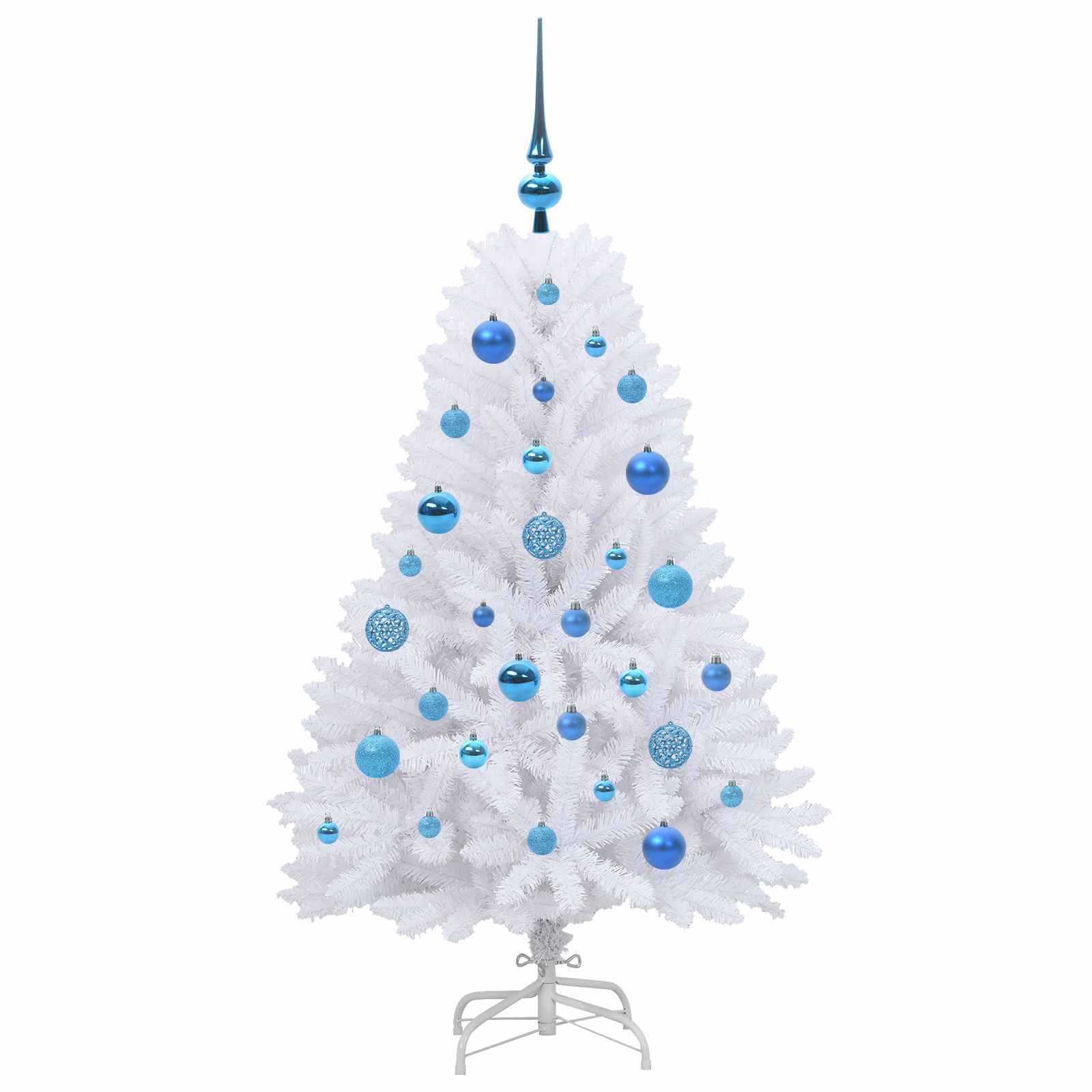 Sapin de Noël Artificiel à Branches Articulées Blanc 120 cm - XIOS