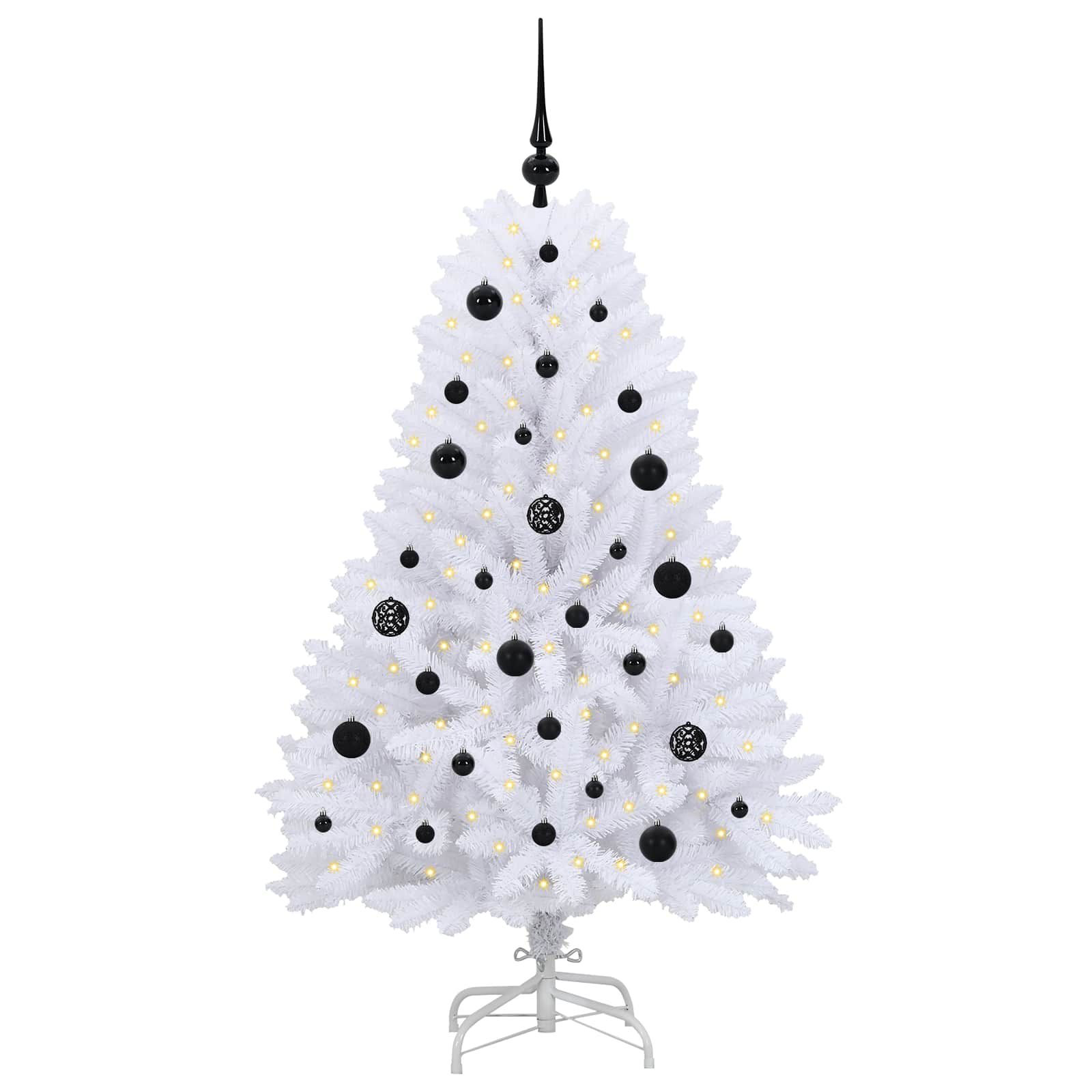 Sapin de Noël Artificiel à Branches Articulées Blanc 150 cm - XIOS