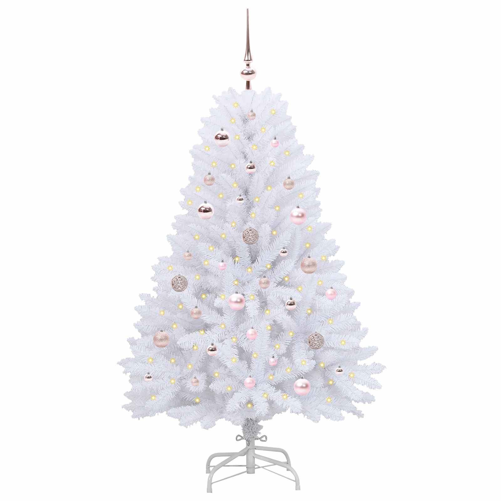Sapin de Noël Artificiel à Branches Articulées Blanc 150 cm - XIOS