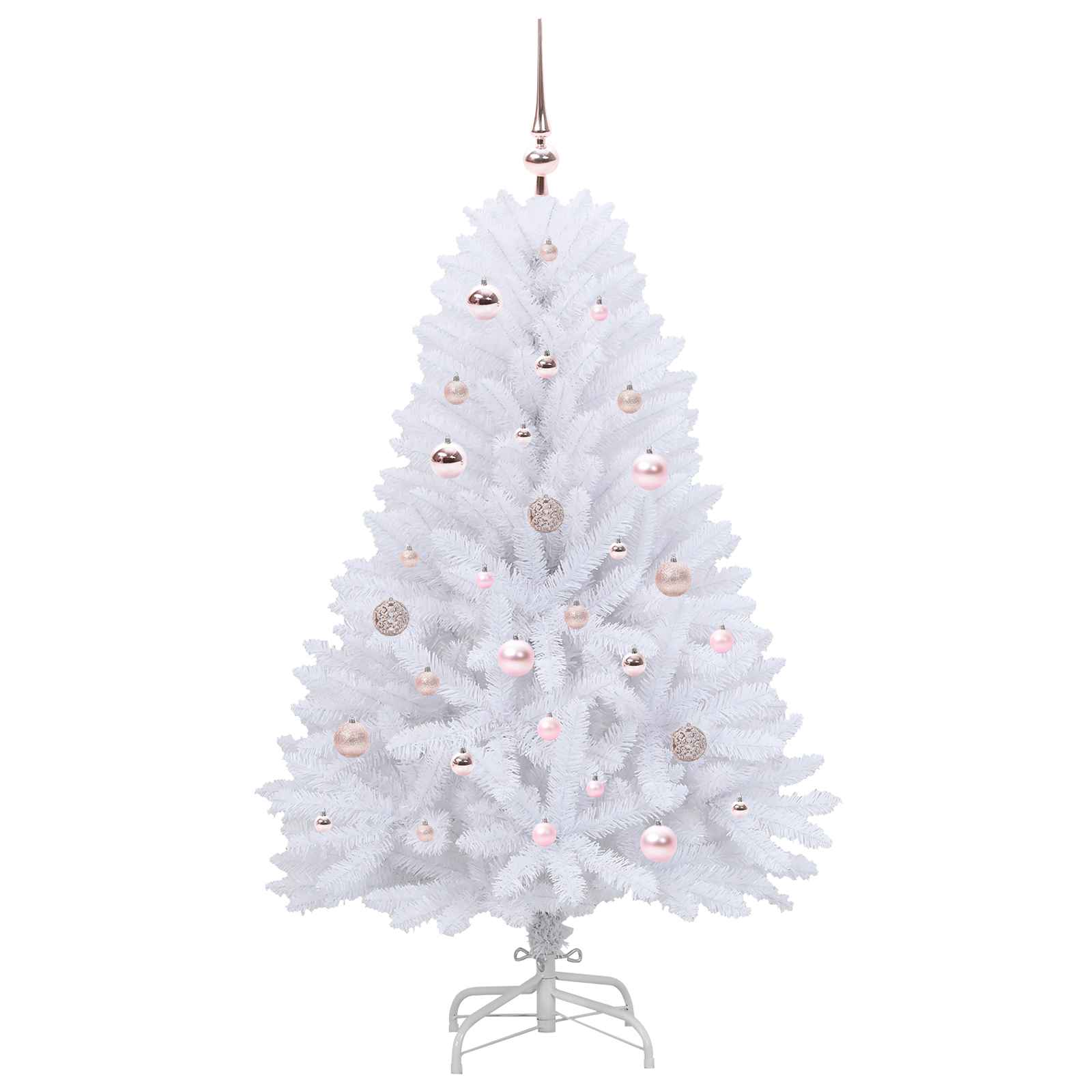 Sapin de Noël Artificiel à Branches Articulées Blanc 150 cm - XIOS