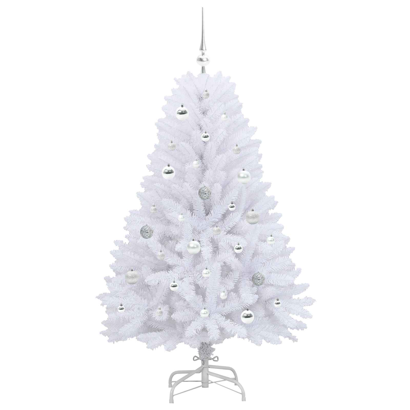 Sapin de Noël Artificiel à Branches Articulées Blanc 150 cm - XIOS