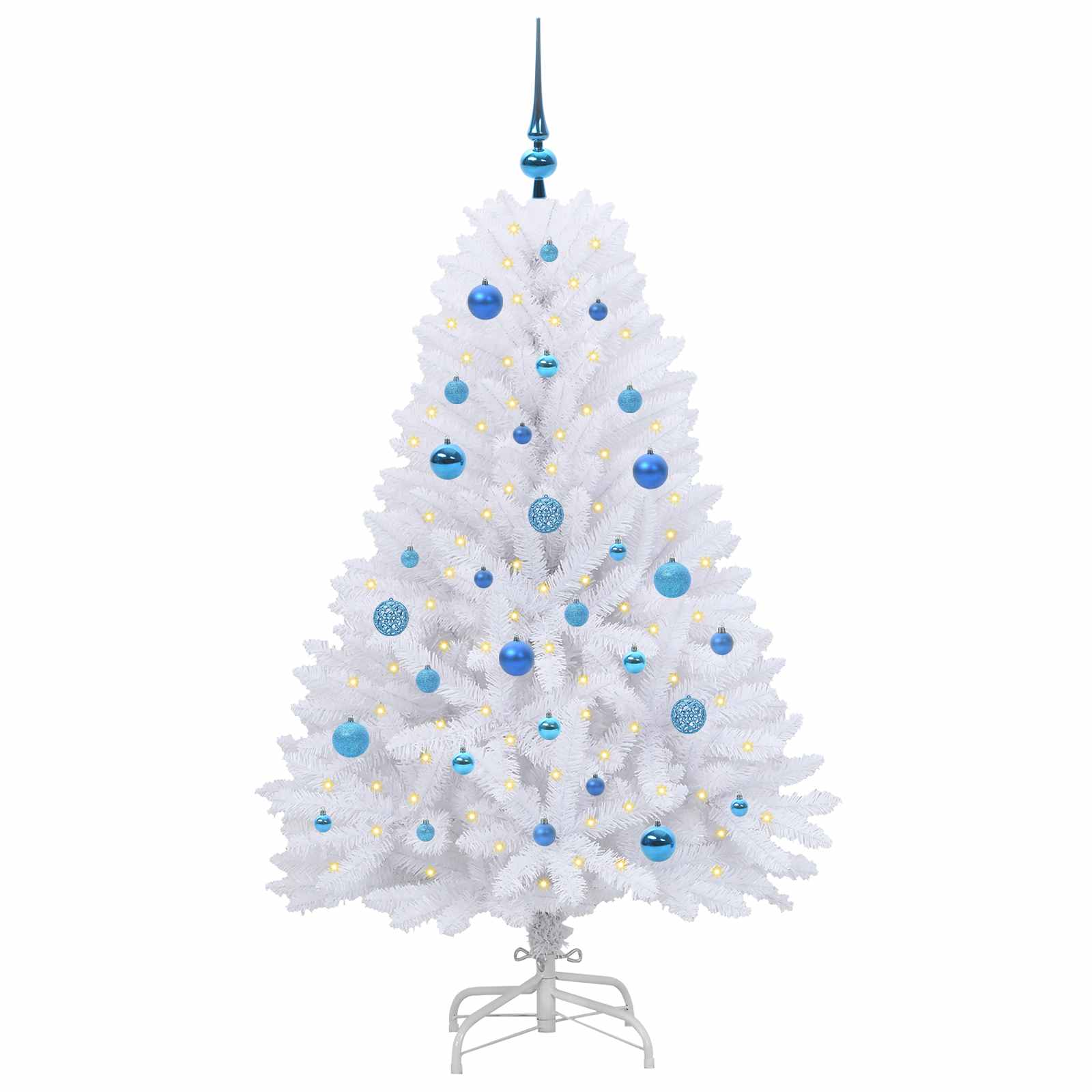 Sapin de Noël Artificiel à Branches Articulées Blanc 150 cm - XIOS