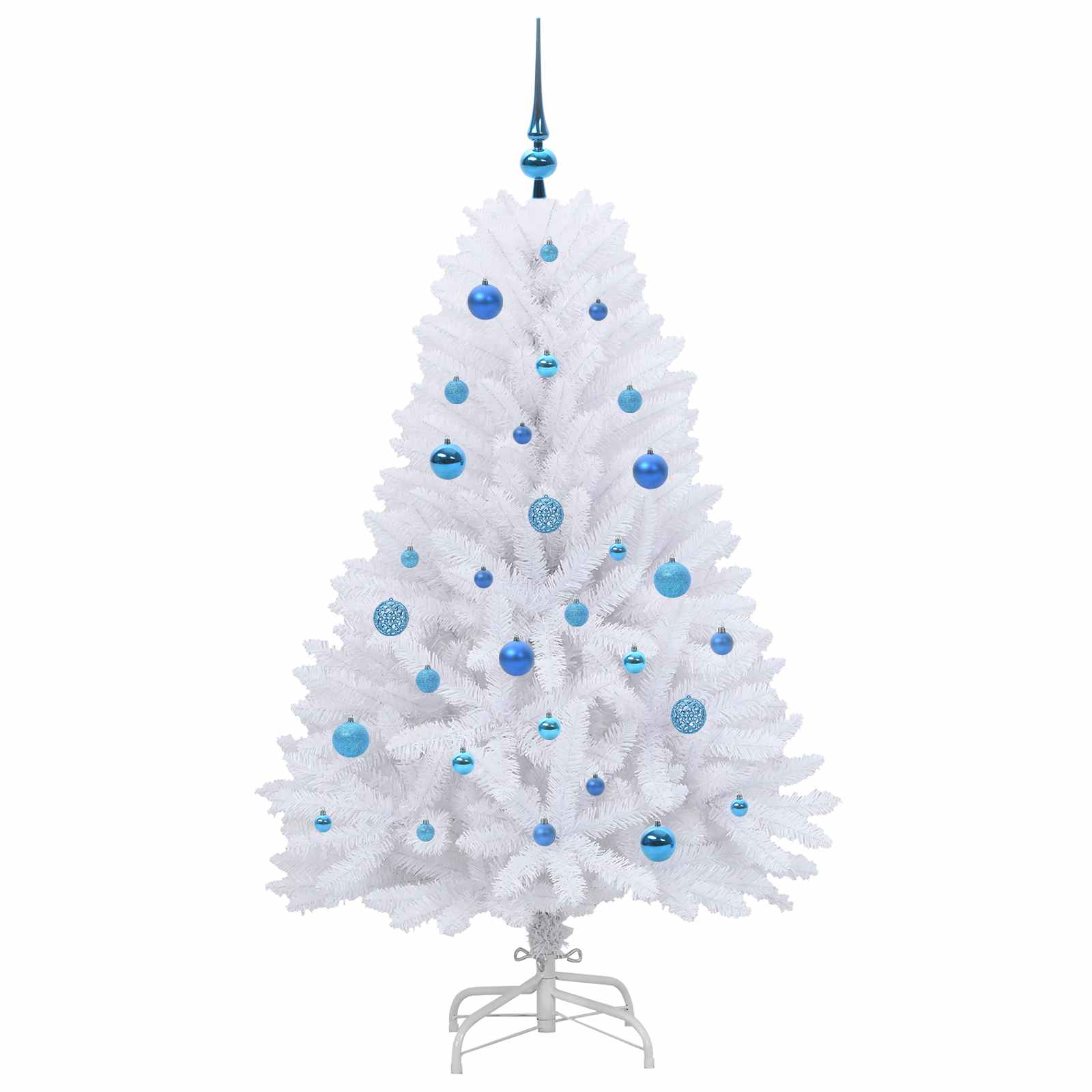 Sapin de Noël Artificiel à Branches Articulées Blanc 150 cm - XIOS