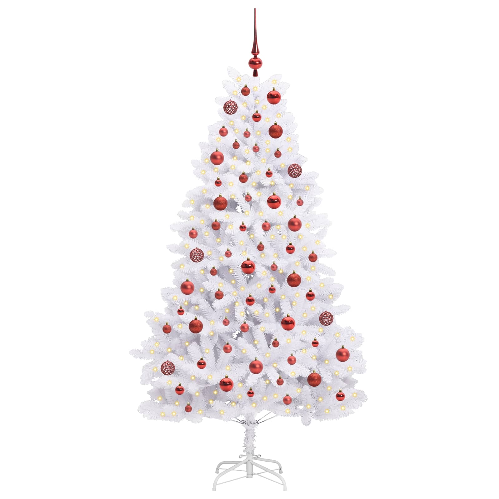 Sapin de Noël Artificiel à Branches Articulées Blanc 180 cm - XIOS