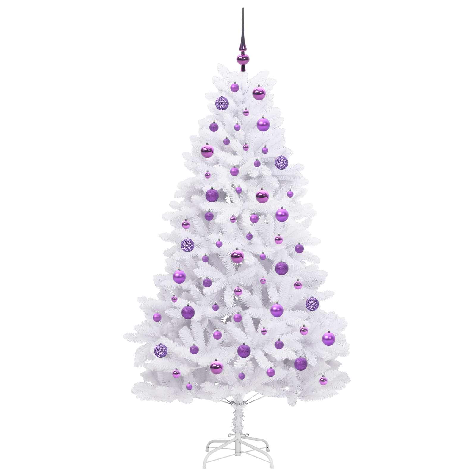Sapin de Noël Artificiel à Branches Articulées Blanc 180 cm - XIOS