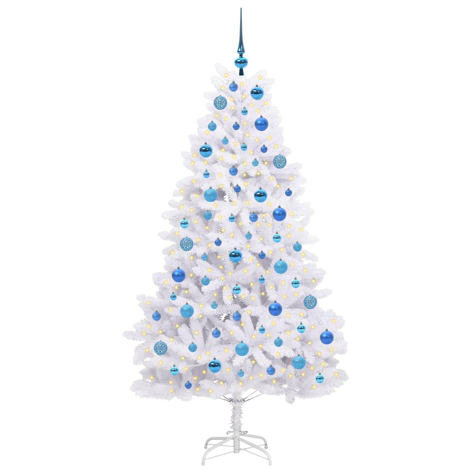 Sapin de Noël Artificiel à Branches Articulées Blanc 180 cm - XIOS