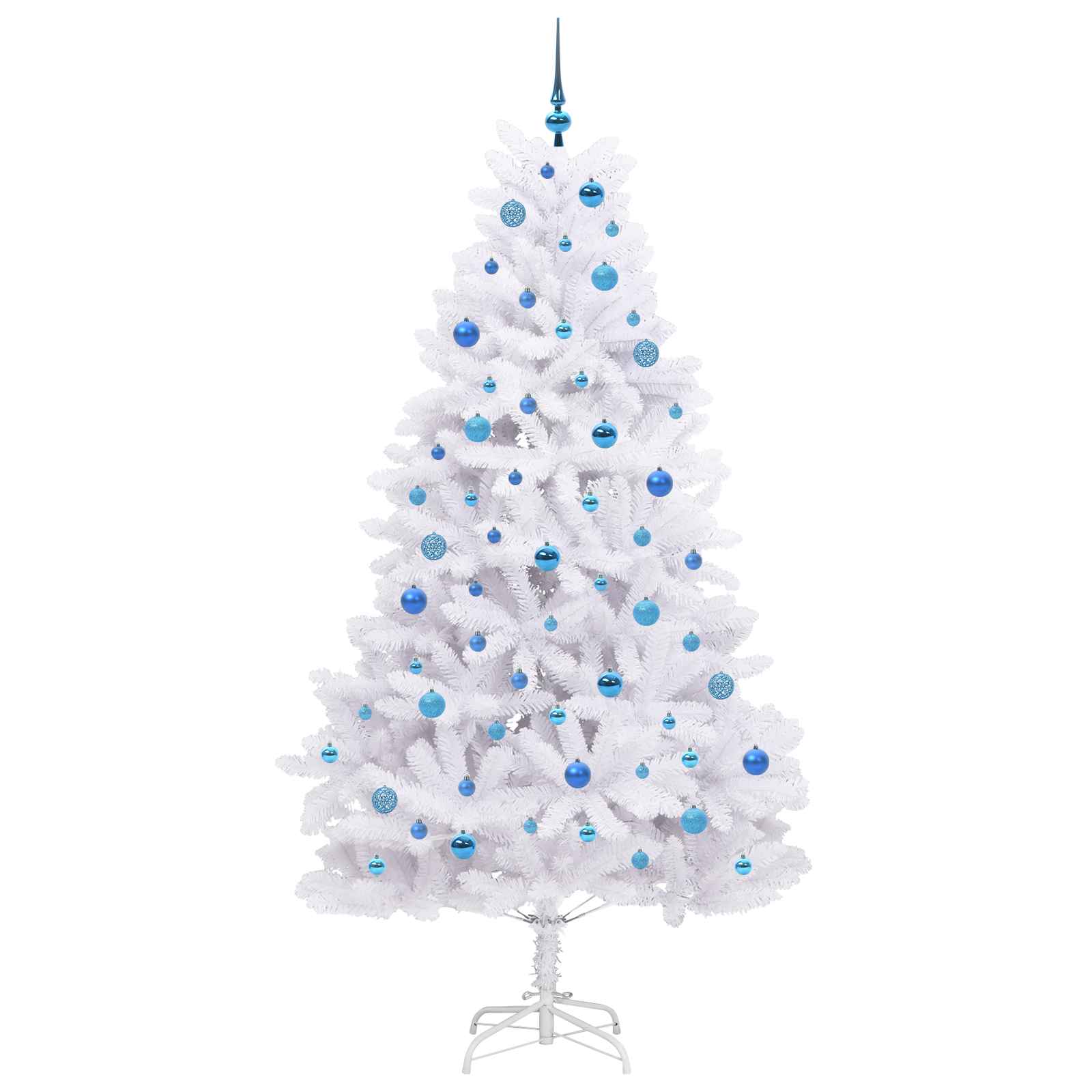 Sapin de Noël Artificiel à Branches Articulées Blanc 210 cm - XIOS