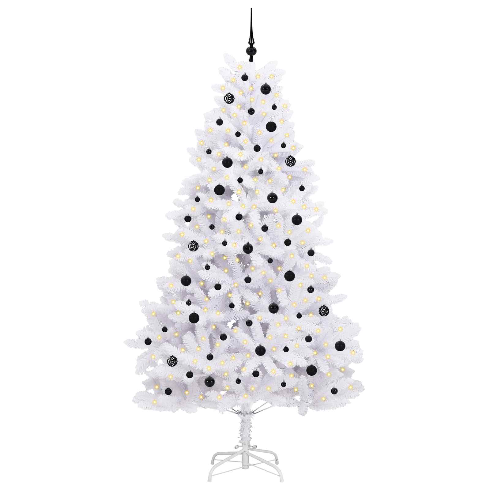 Sapin de Noël Artificiel à Branches Articulées Blanc 240 cm - XIOS