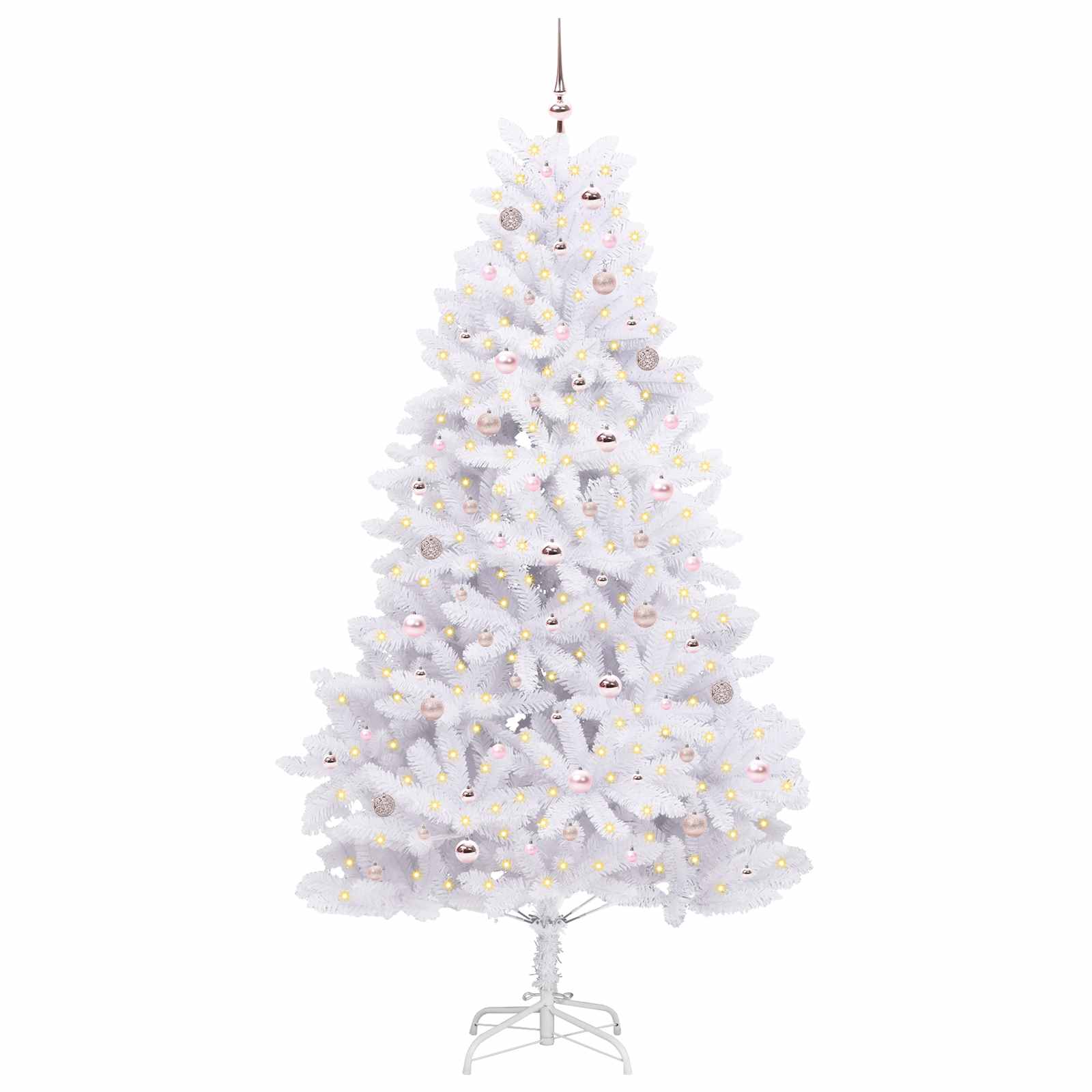 Sapin de Noël Artificiel à Branches Articulées Blanc 240 cm - XIOS