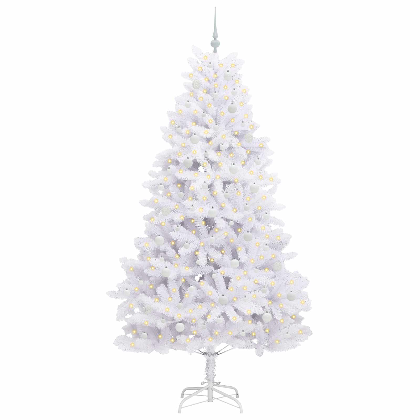 Sapin de Noël Artificiel à Branches Articulées Blanc 240 cm - XIOS