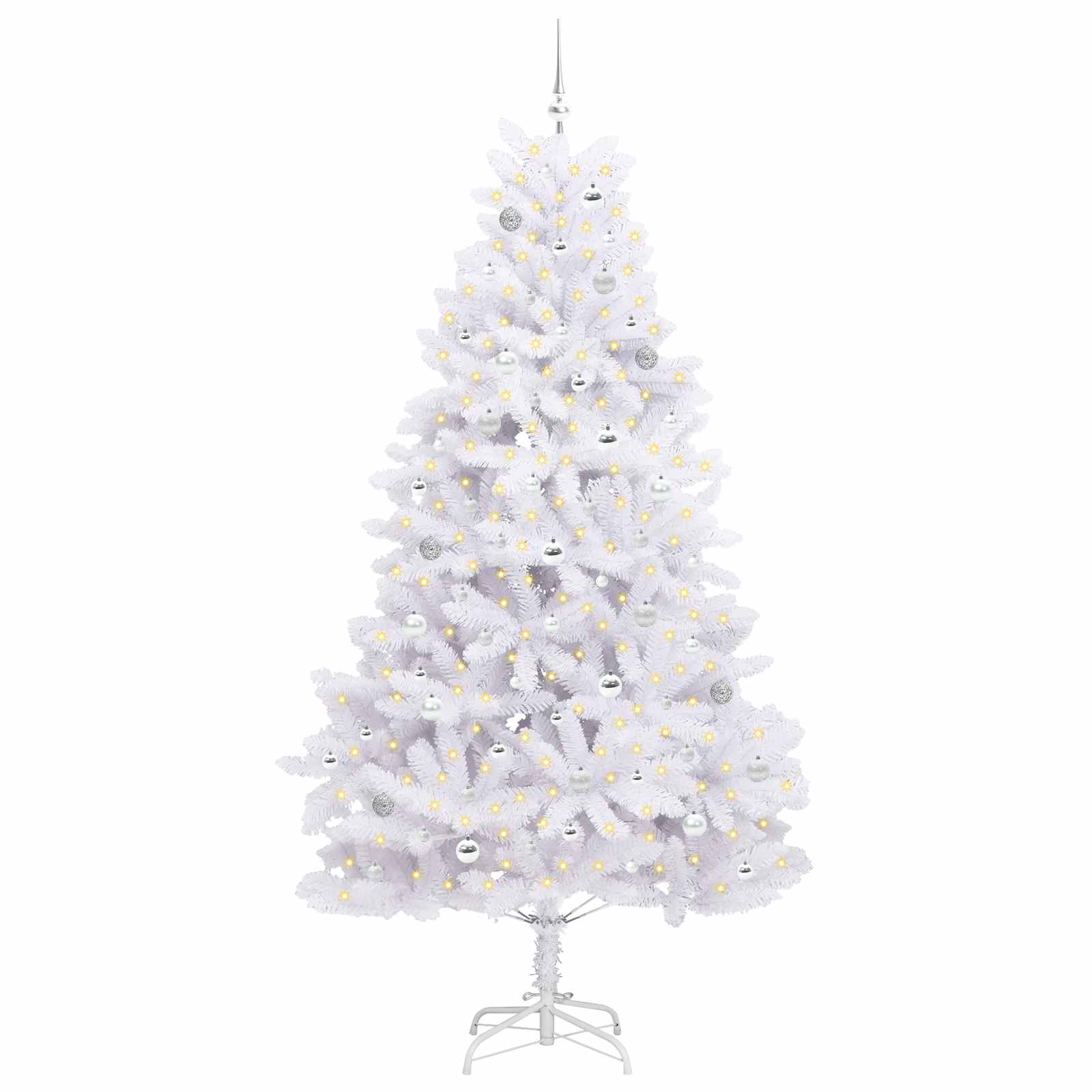 Sapin de Noël Artificiel à Branches Articulées Blanc 240 cm - XIOS