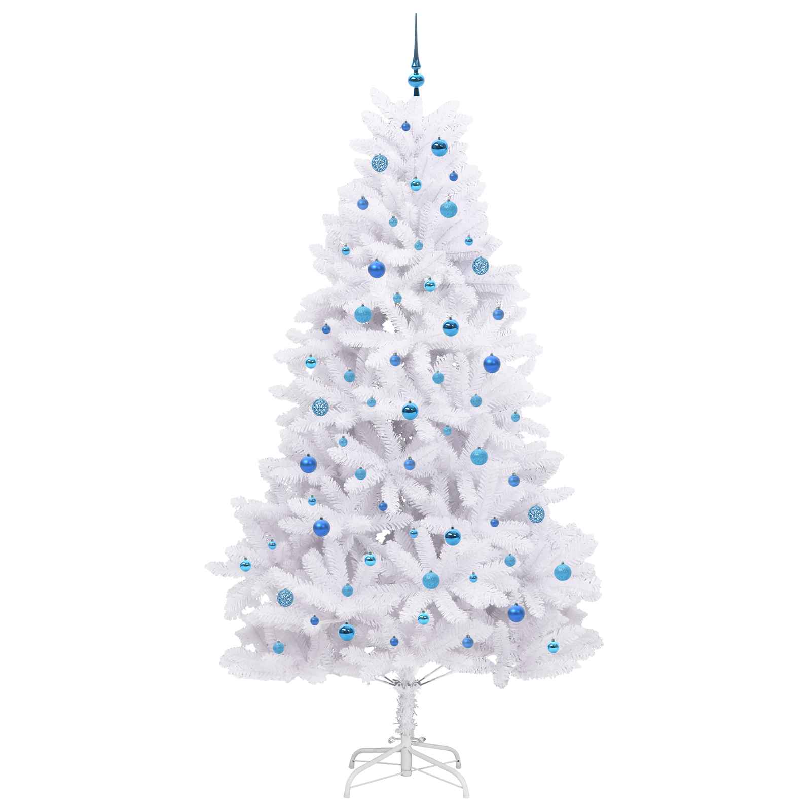 Sapin de Noël Artificiel à Branches Articulées Blanc 240 cm
