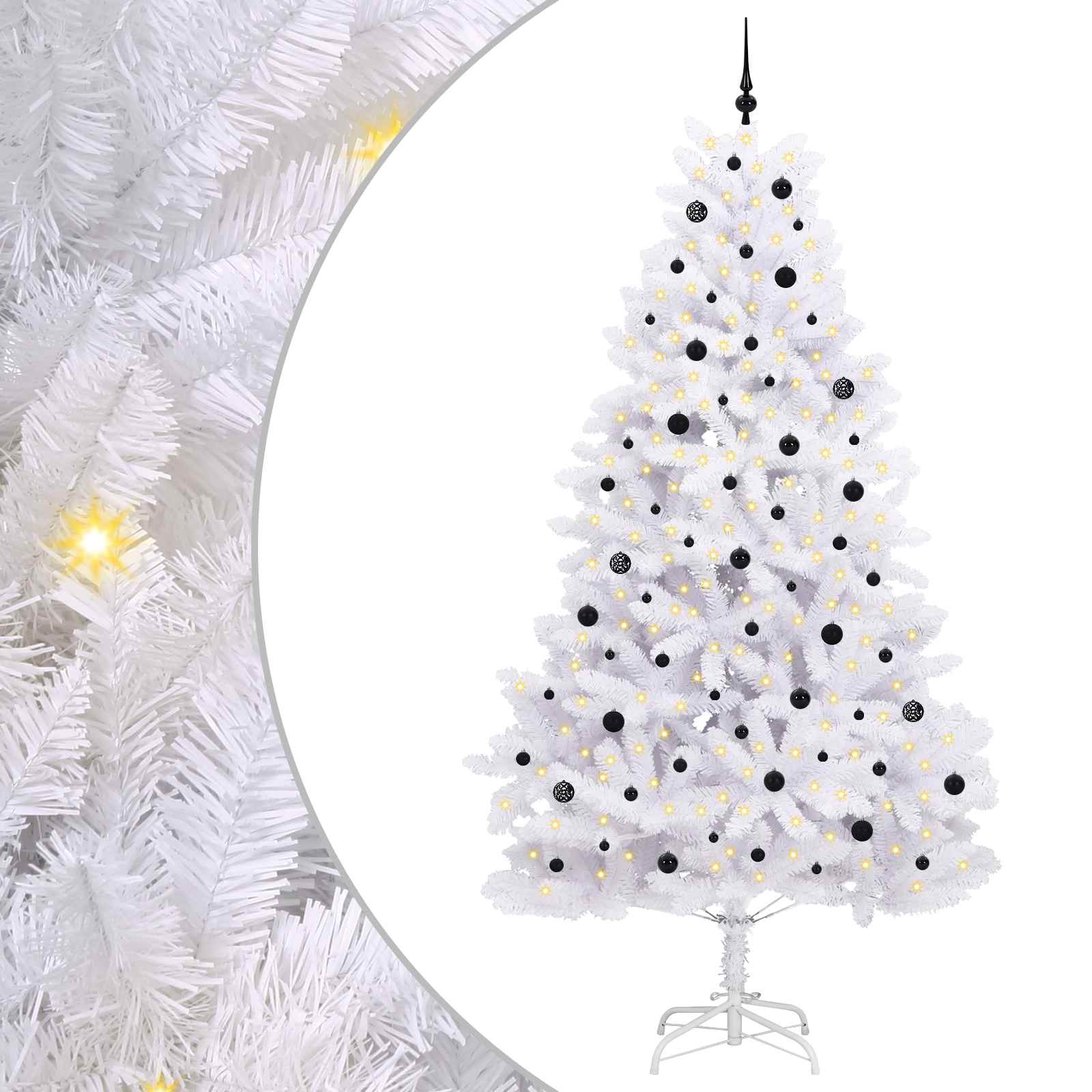 Sapin de Noël Artificiel à Branches Articulées Blanc 270 cm - XIOS
