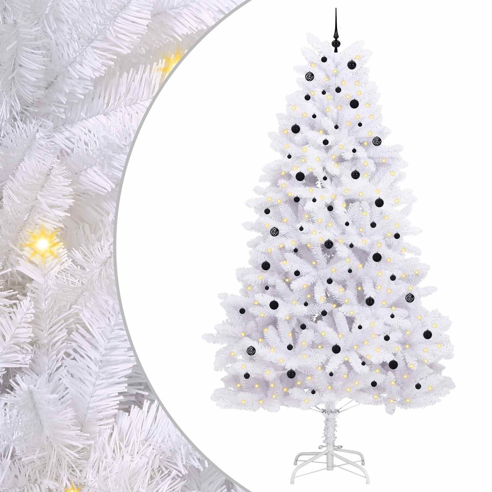 Sapin de Noël Artificiel à Branches Articulées Blanc 300 cm - XIOS