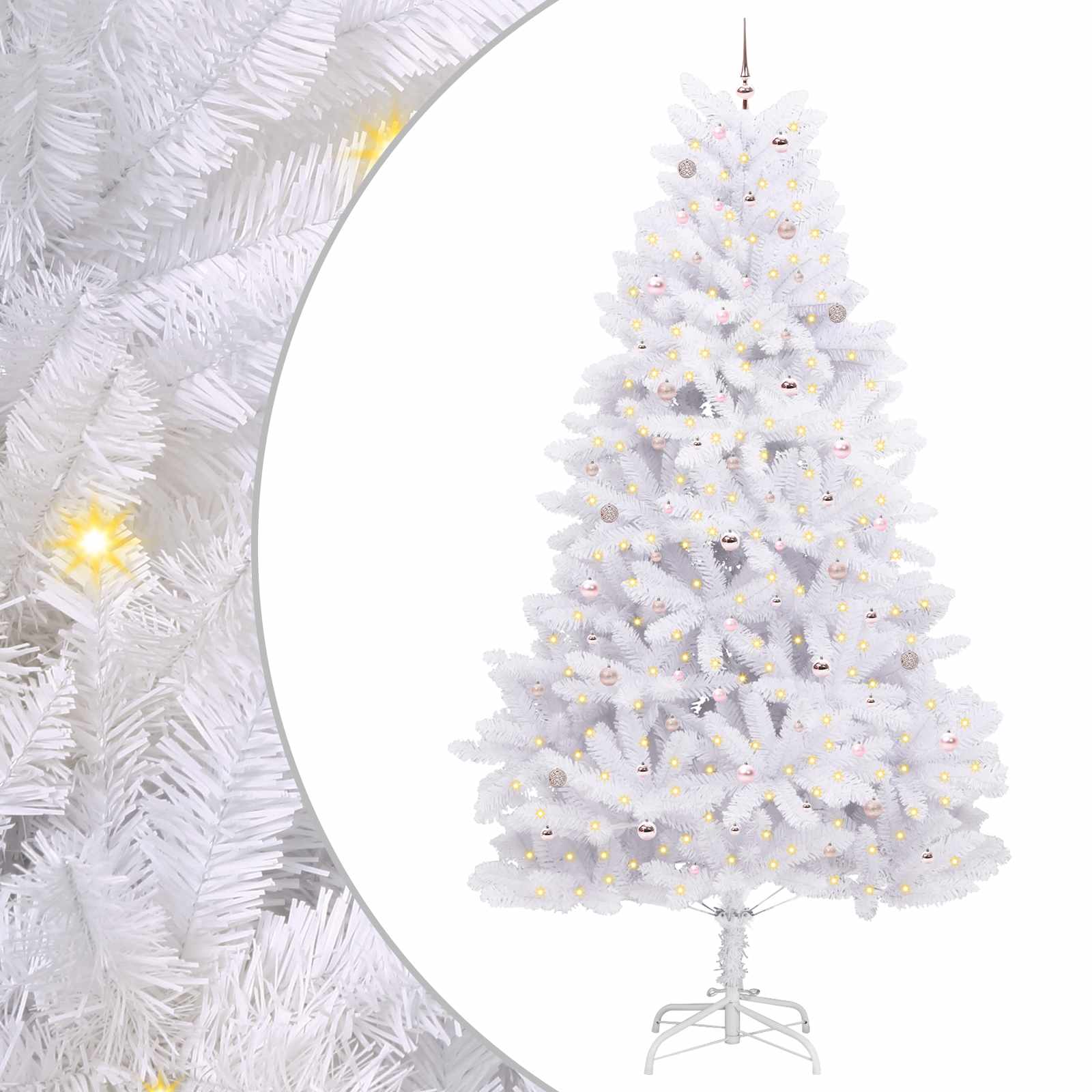 Sapin de Noël Artificiel à Branches Articulées Blanc 300 cm - XIOS