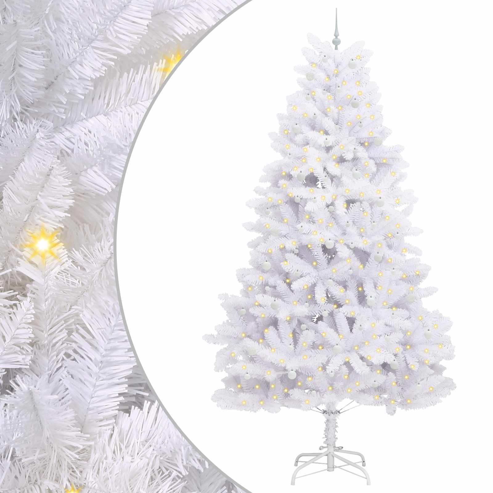 Sapin de Noël Artificiel à Branches Articulées Blanc 300 cm - XIOS