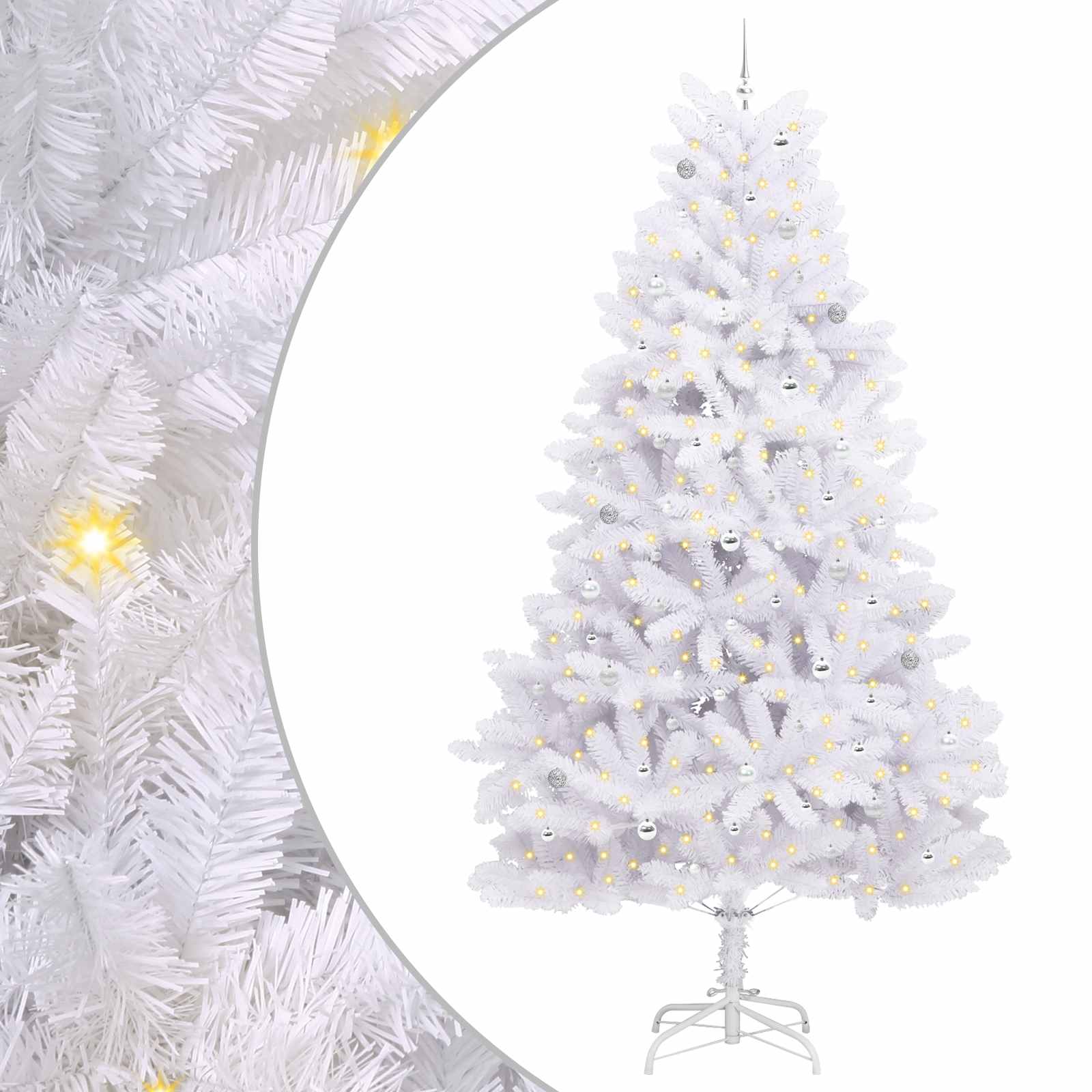 Sapin de Noël Artificiel à Branches Articulées Blanc 300 cm - XIOS