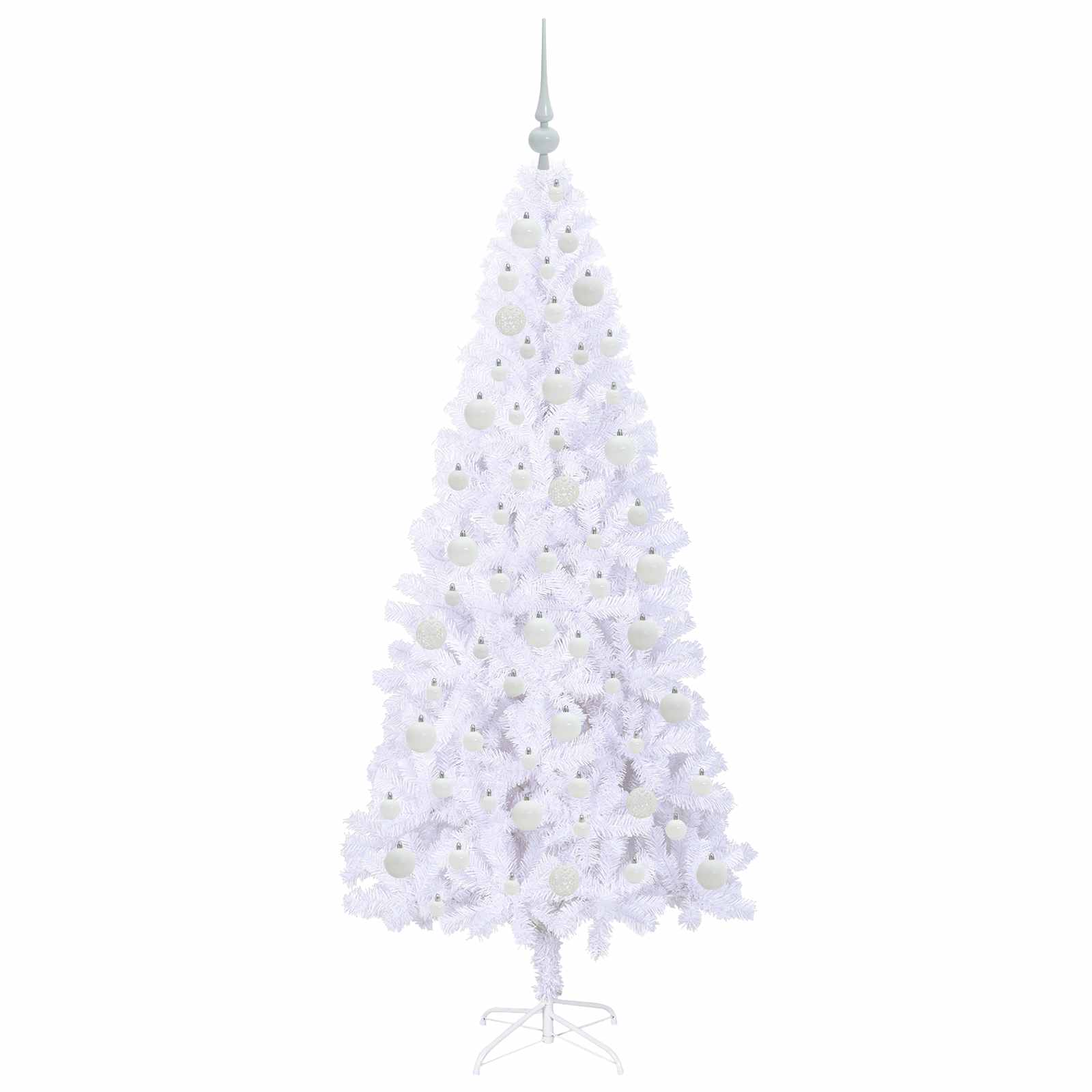 Sapin de Noël artificiel avec 300 LED Blanc 180 cm PVC et Acier - XIOS