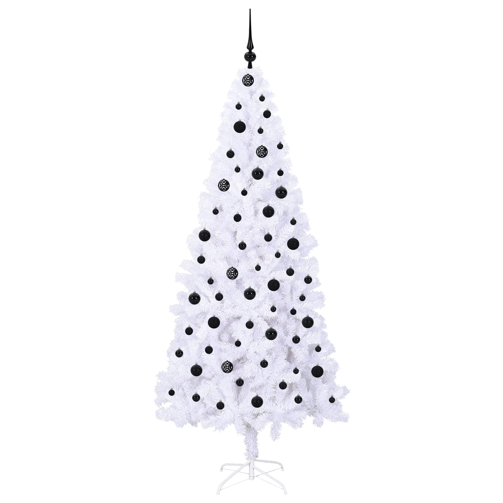 Sapin de Noël artificiel avec 300 LED Blanc 210 cm PVC et Acier - XIOS
