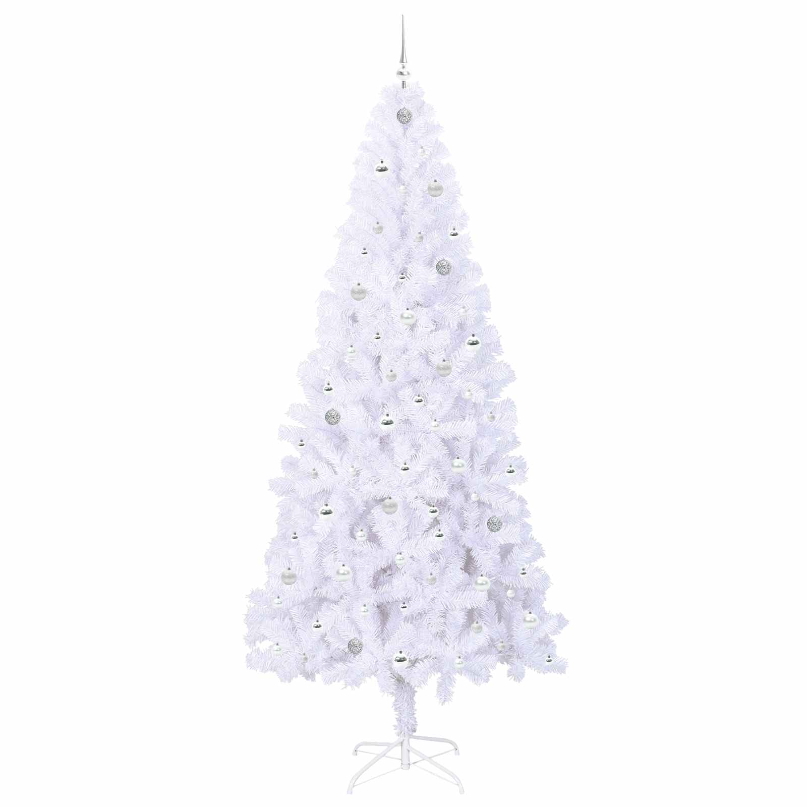 Sapin de Noël artificiel avec 300 LED Blanc 240 cm PVC et Acier - XIOS