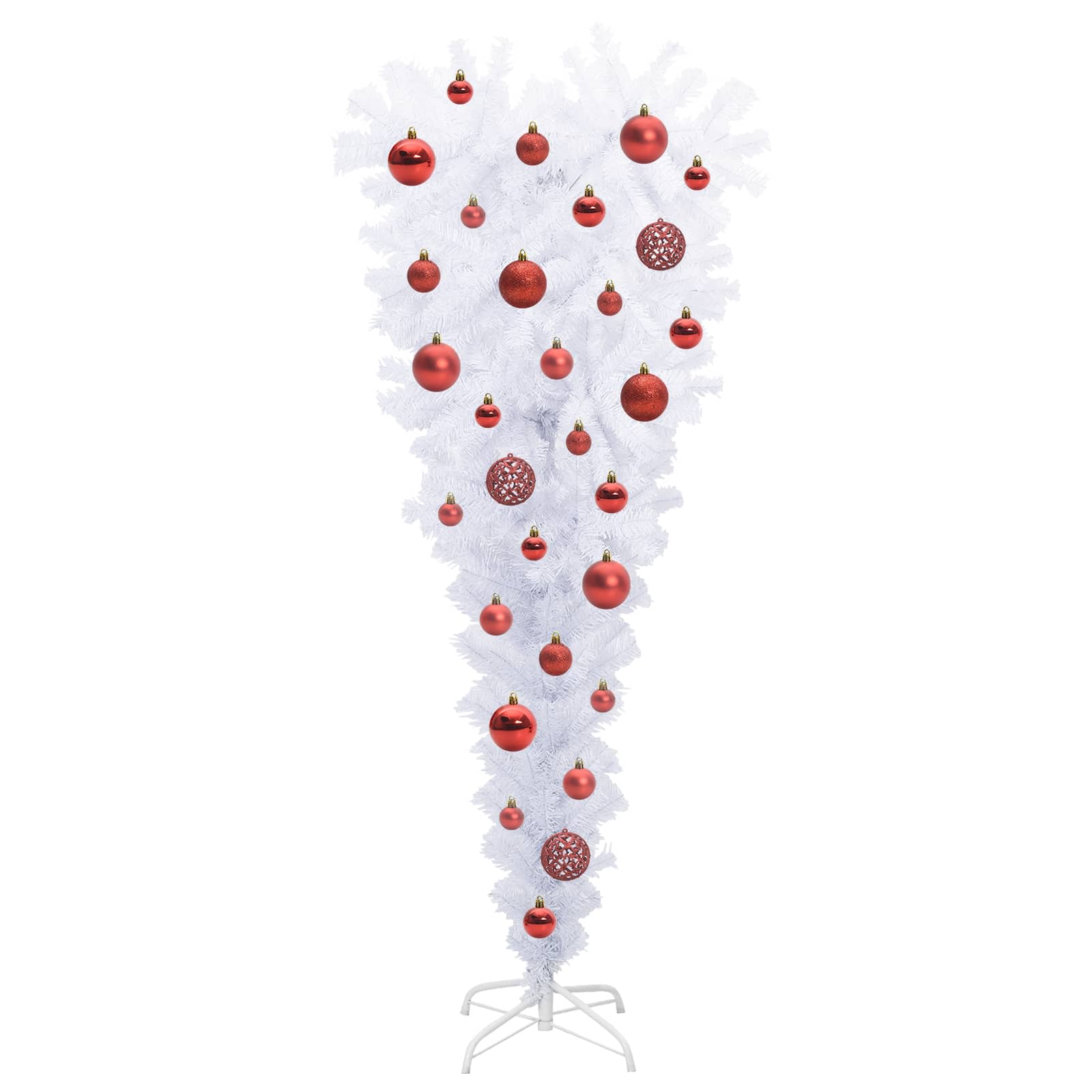 Sapin de Noël artificiel avec 150 LED Blanc 120 cm PVC et Acier - XIOS