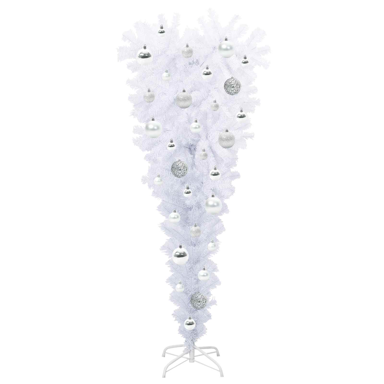 Sapin de Noël artificiel avec 150 LED Blanc 120 cm PVC et Acier - XIOS