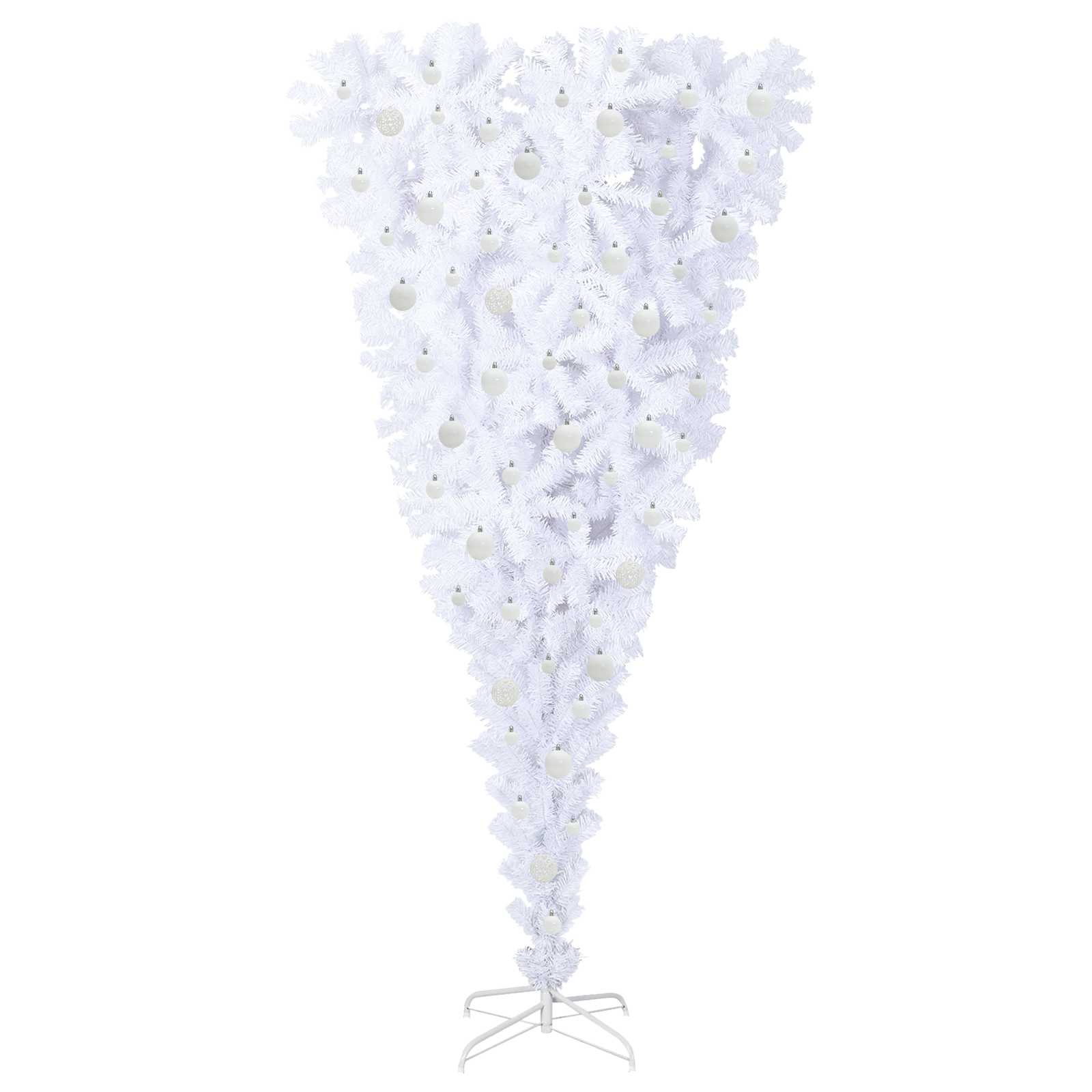 Sapin de Noël artificiel avec 300 LED Blanc 210 cm PVC et Acier - XIOS