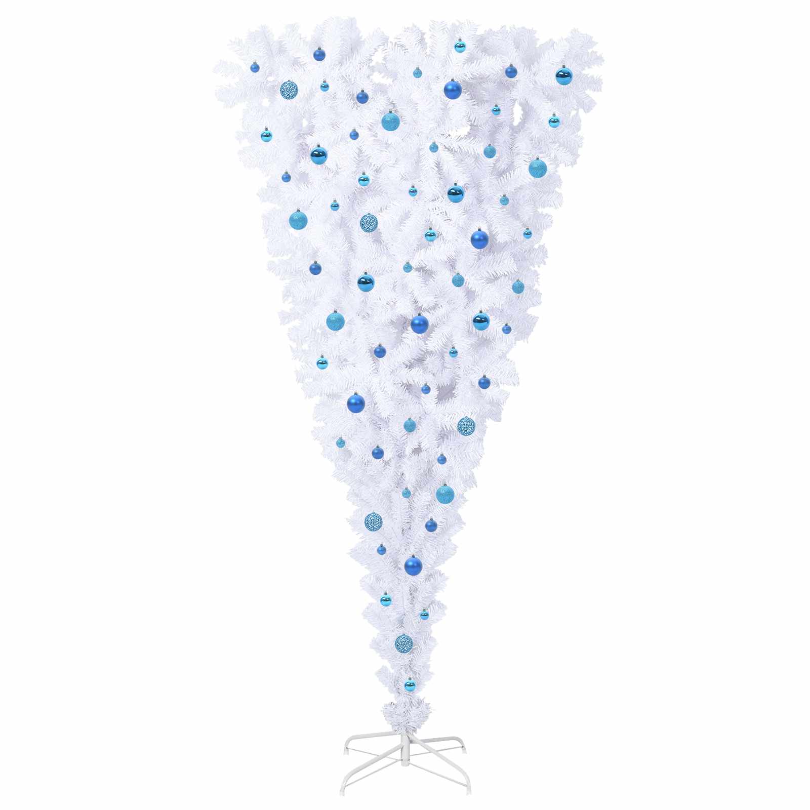 Sapin de Noël artificiel avec 300 LED Blanc 240 cm PVC et Acier - XIOS